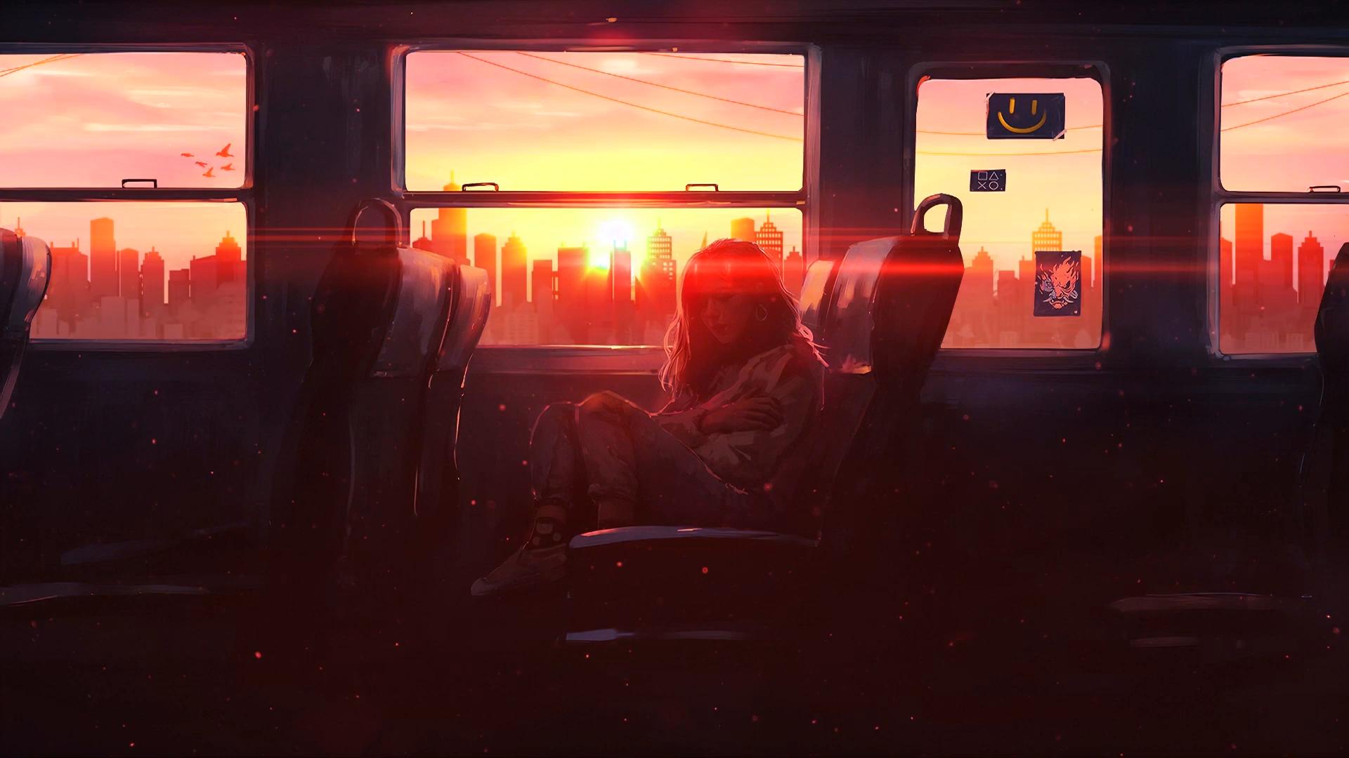 Train Ride Home Live Wallpaper