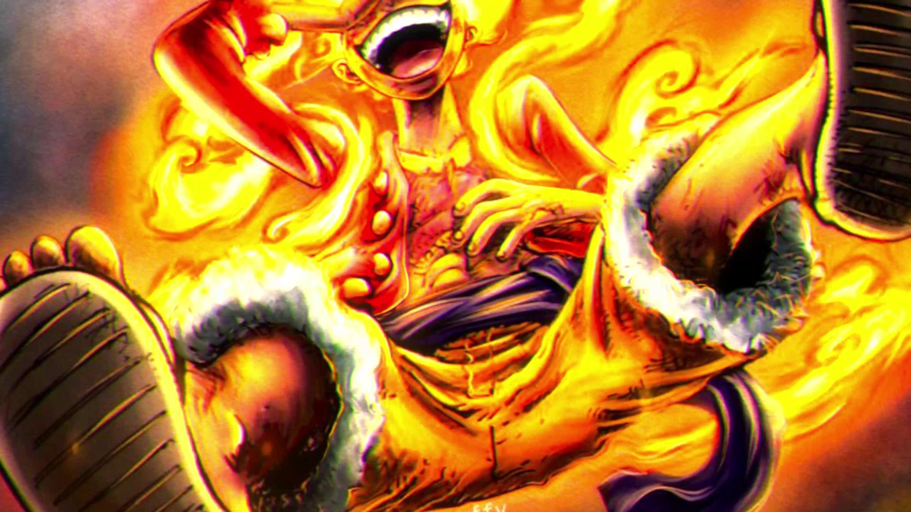 Luffy Gear 5 One Piece Gomu Gomu No Mi Live Wallpaper - MoeWalls