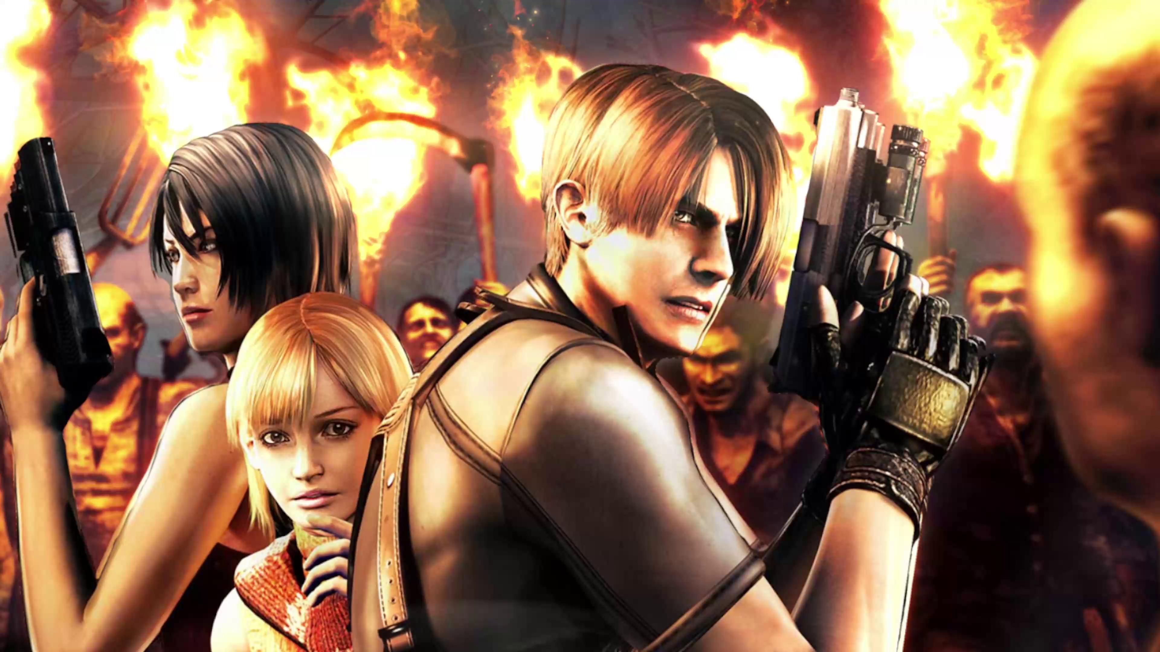 Resident Evil 4 Images Leon Wallpaper And Background  Resident Evil 4  Render HD Png Download  555x5613882969  PngFind