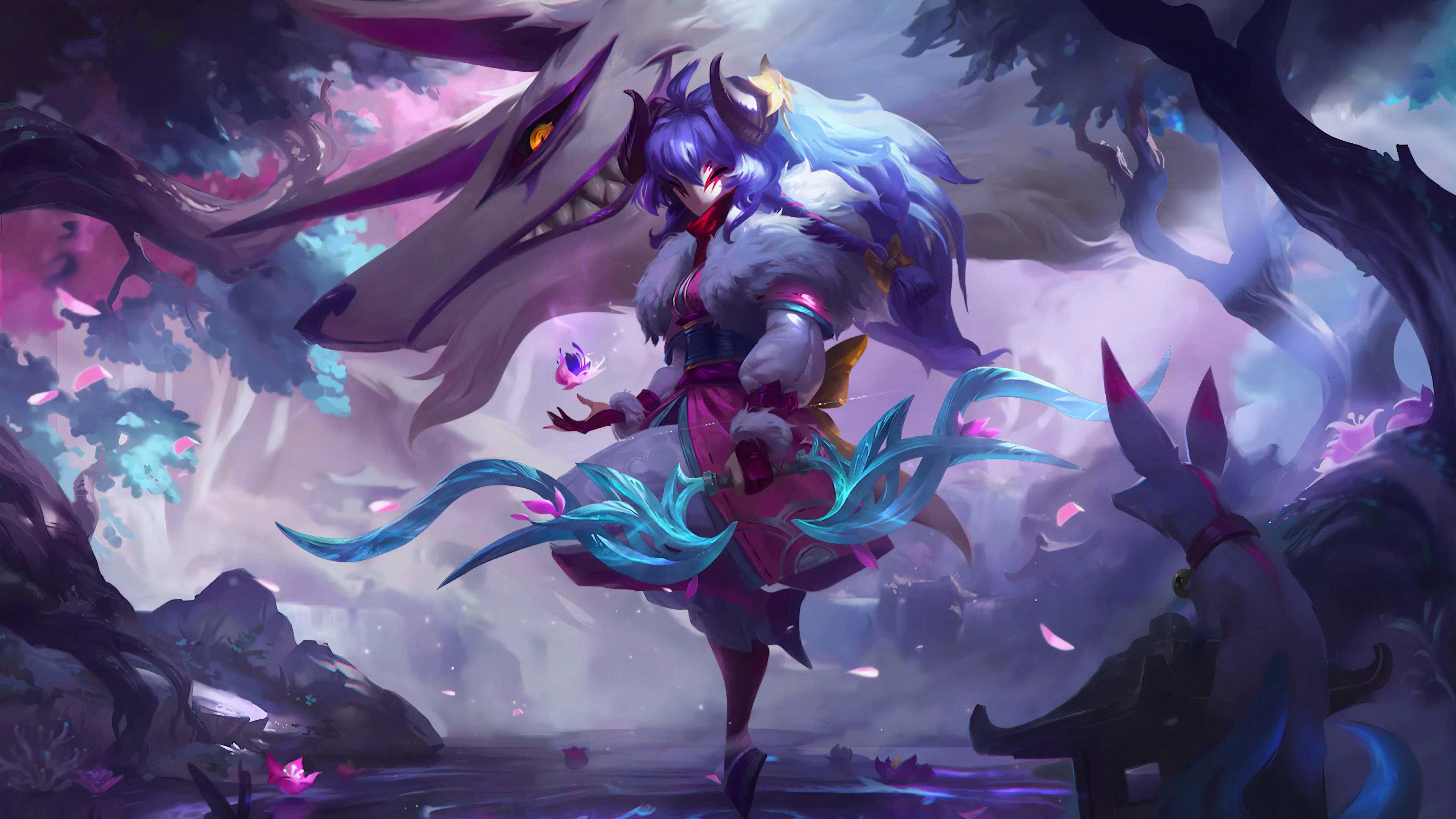 Spirit Blossom Akali Live Wallpaper 