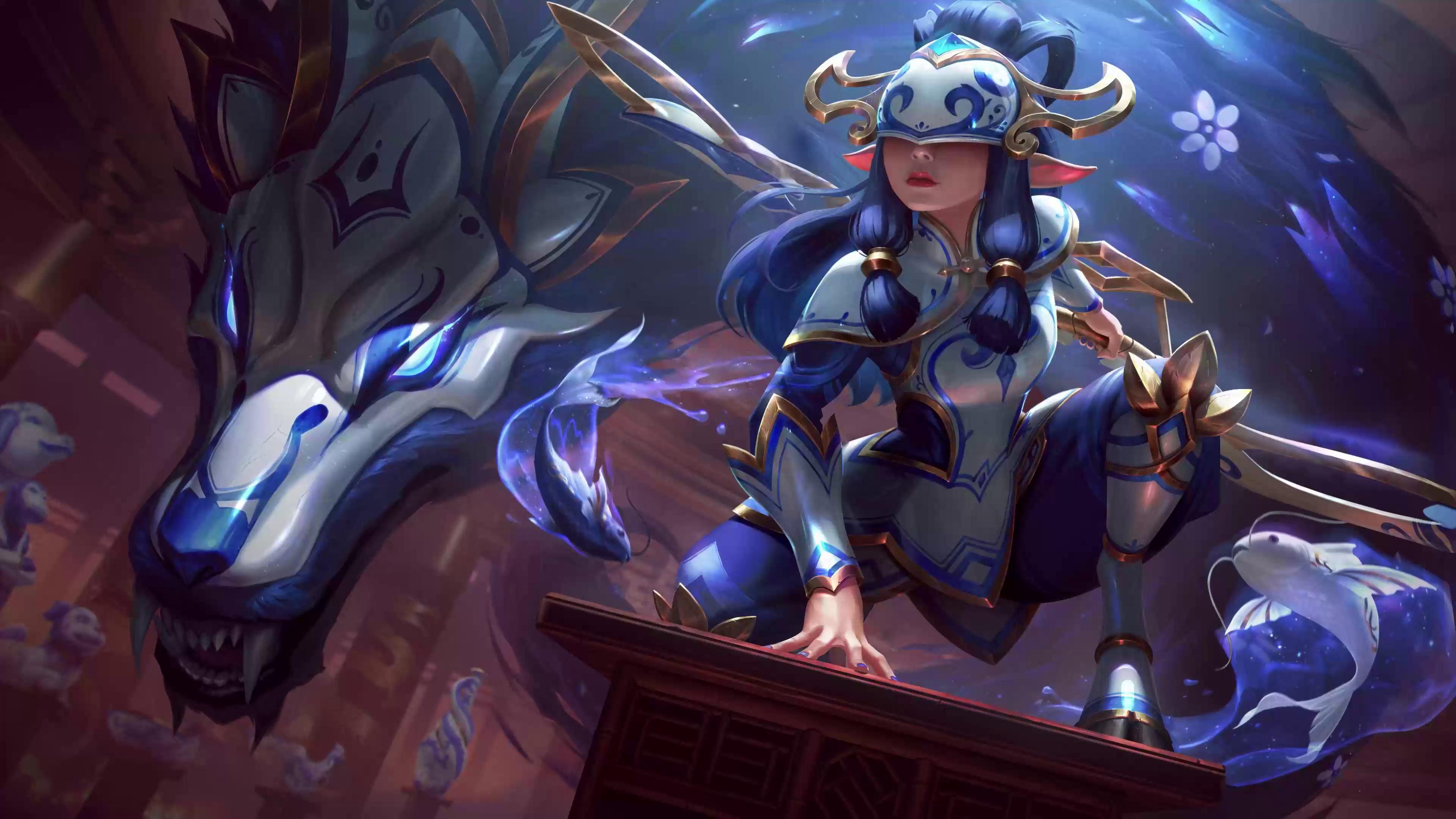 Battle Queen Diana - League of Legends (Wallpaper engine) 