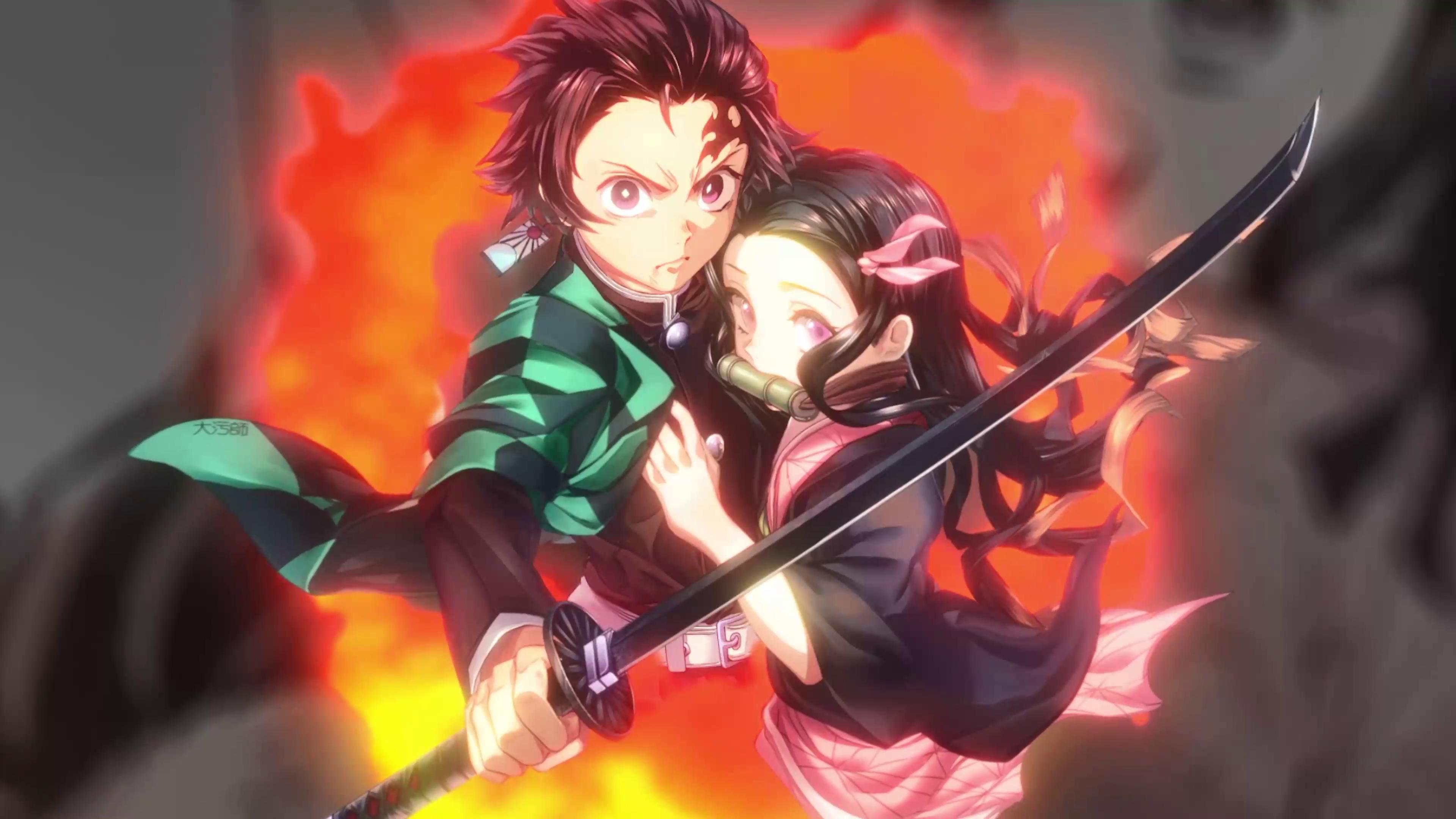 Tanjiro And Nezuko Kimetsu No Yaiba Live Wallpaper