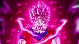Red Goku gif preview