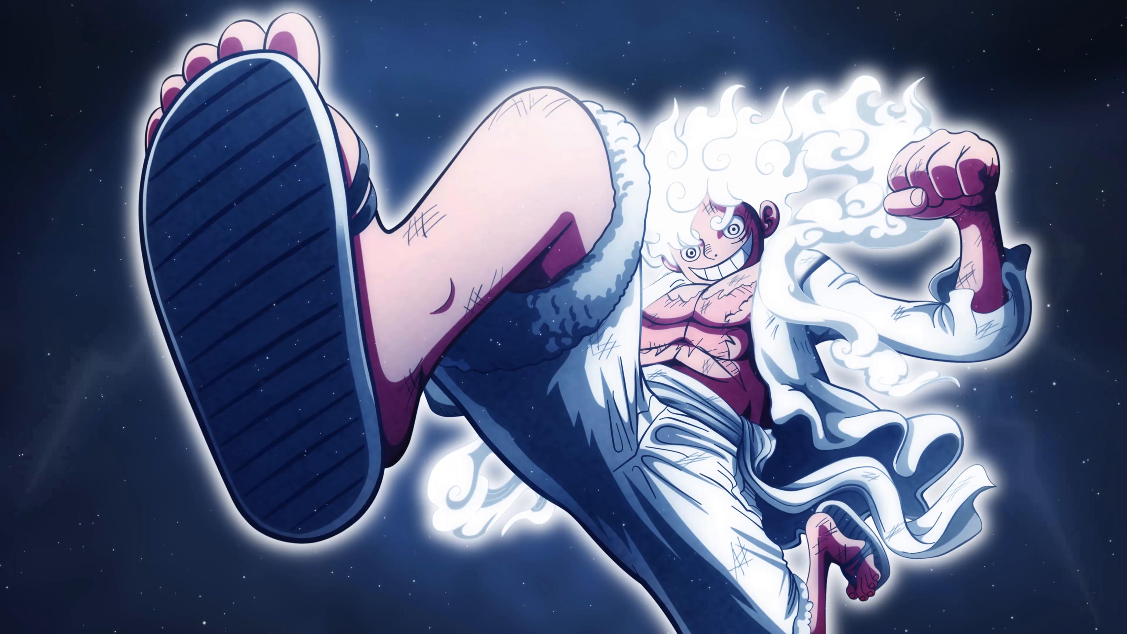 Luffy's Mighty Gear 5 Live Wallpaper