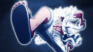 Luffy's Mighty Gear 5 gif preview