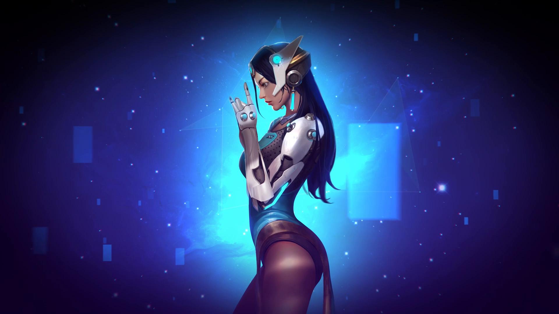 Cyberpunk Symmetra Overwatch