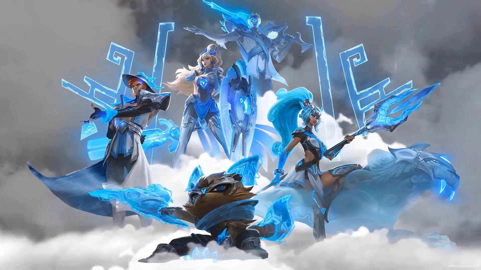 Live wallpaper Pike from the League of Legends game / interface  personalization