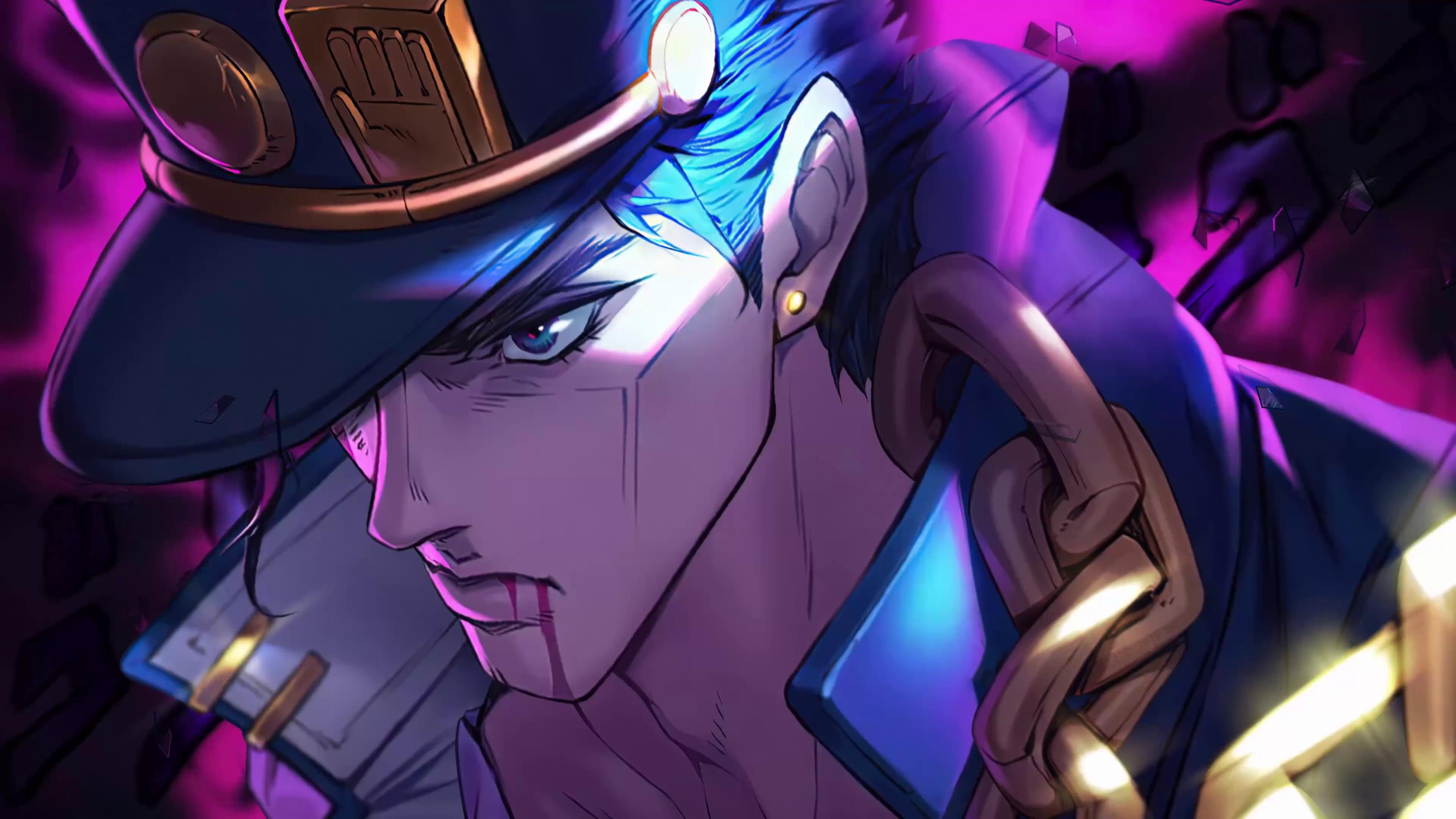 Download Jojo Phone Jotaro Pose Wallpaper