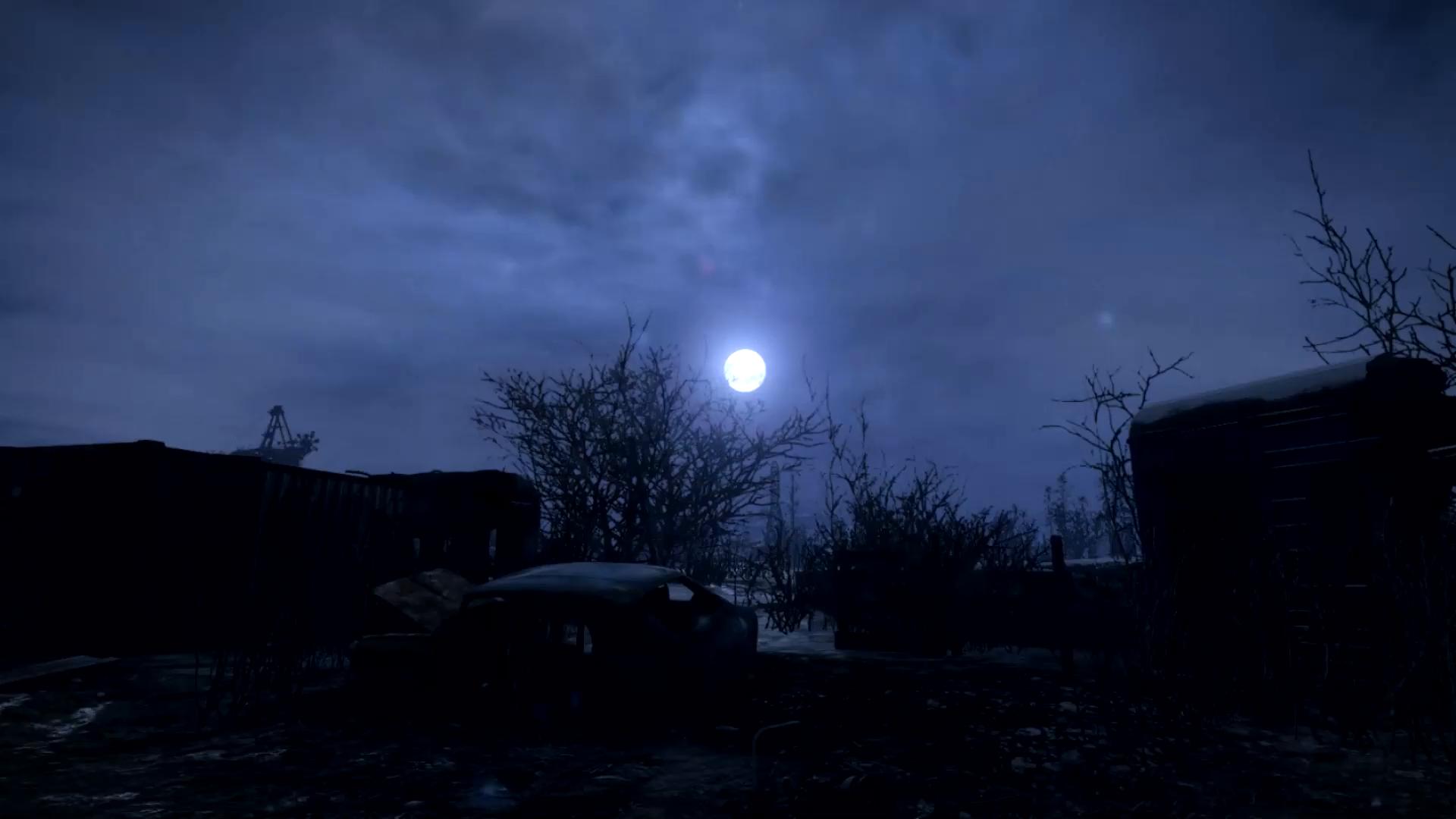 Snowy Night (Metro Exodus) Live Wallpaper