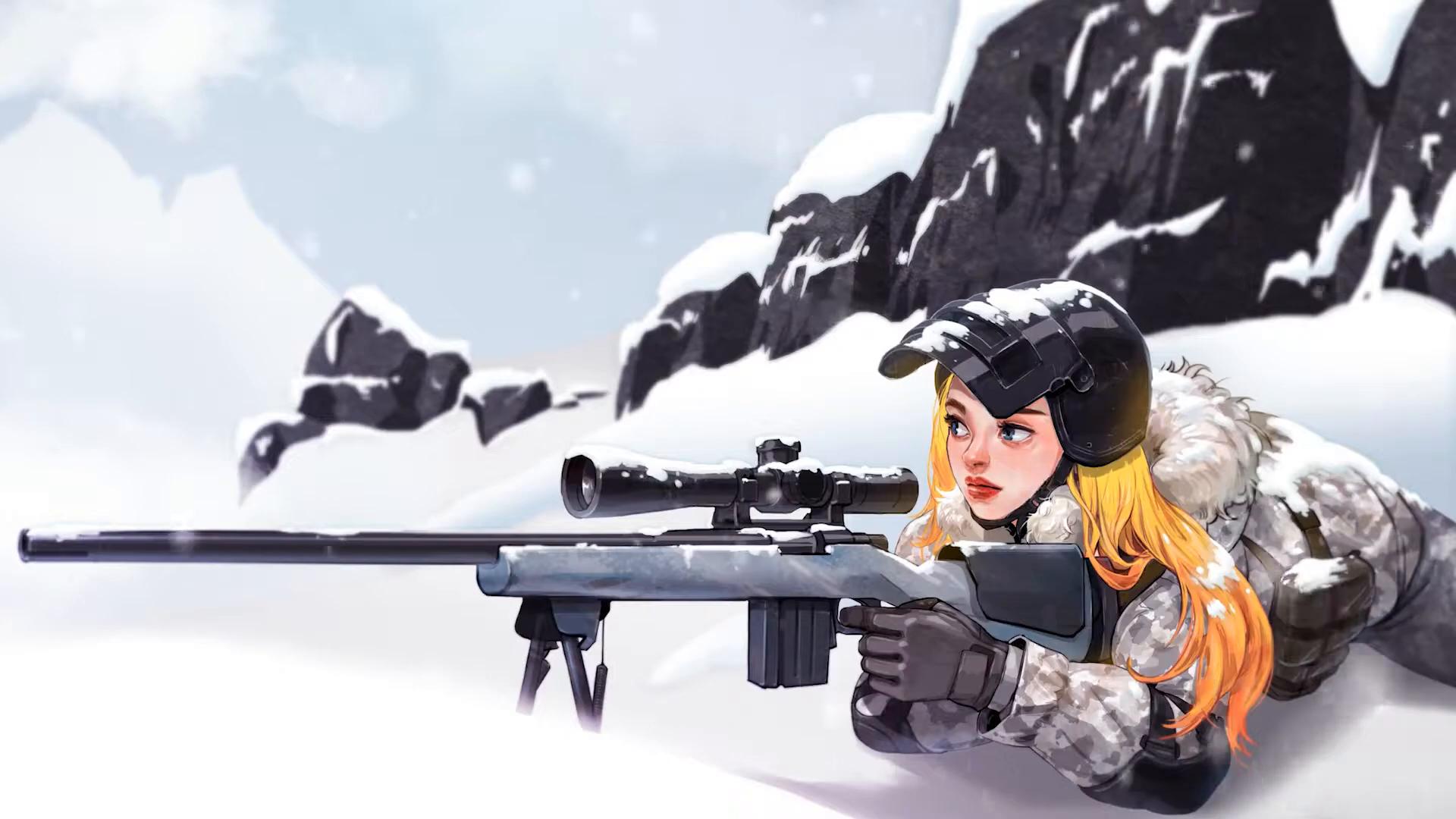 Sniper Girl (PUBG) Live Wallpaper