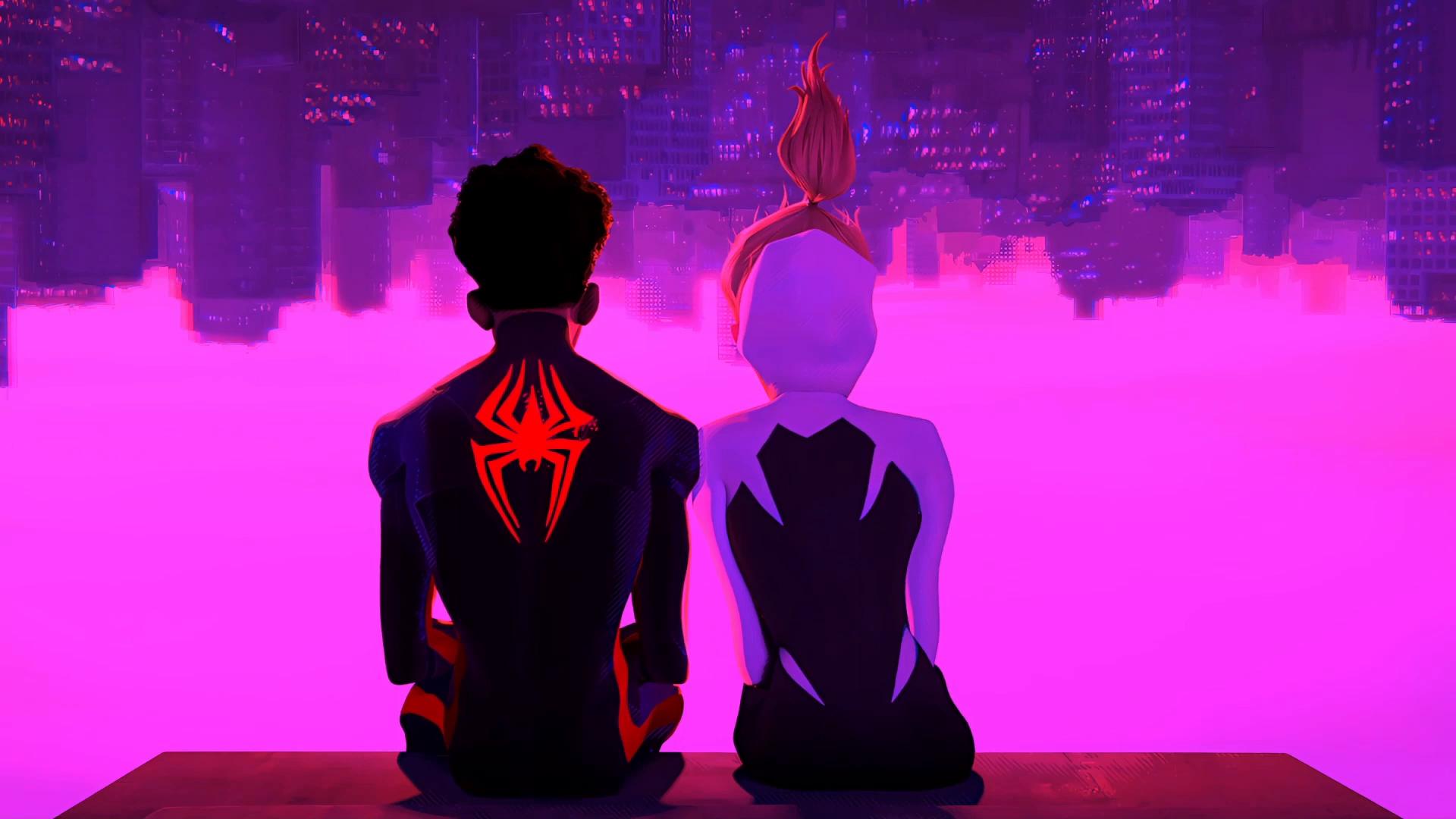 Miles Morales and Spider-Gwen Live Wallpaper