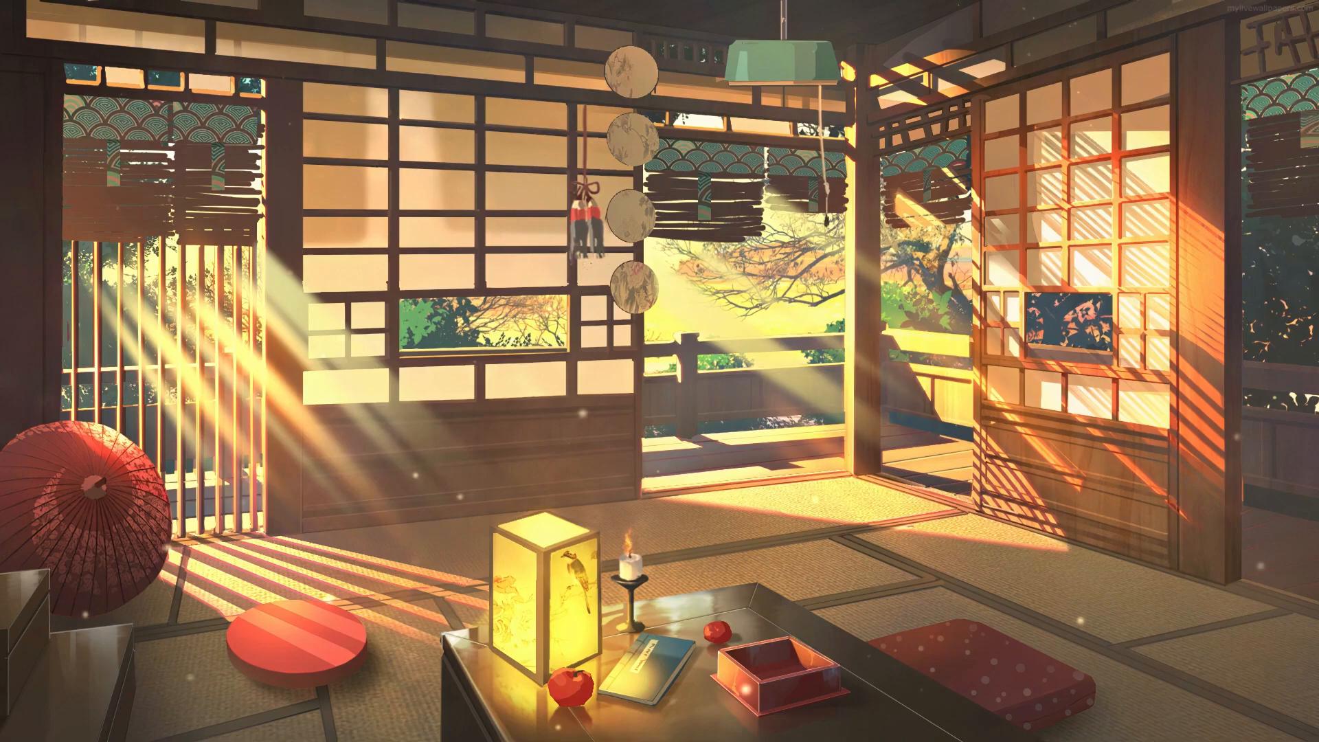 Sunrays In The Japanese Living Room