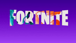 Fortnite Logo on Purple gif preview