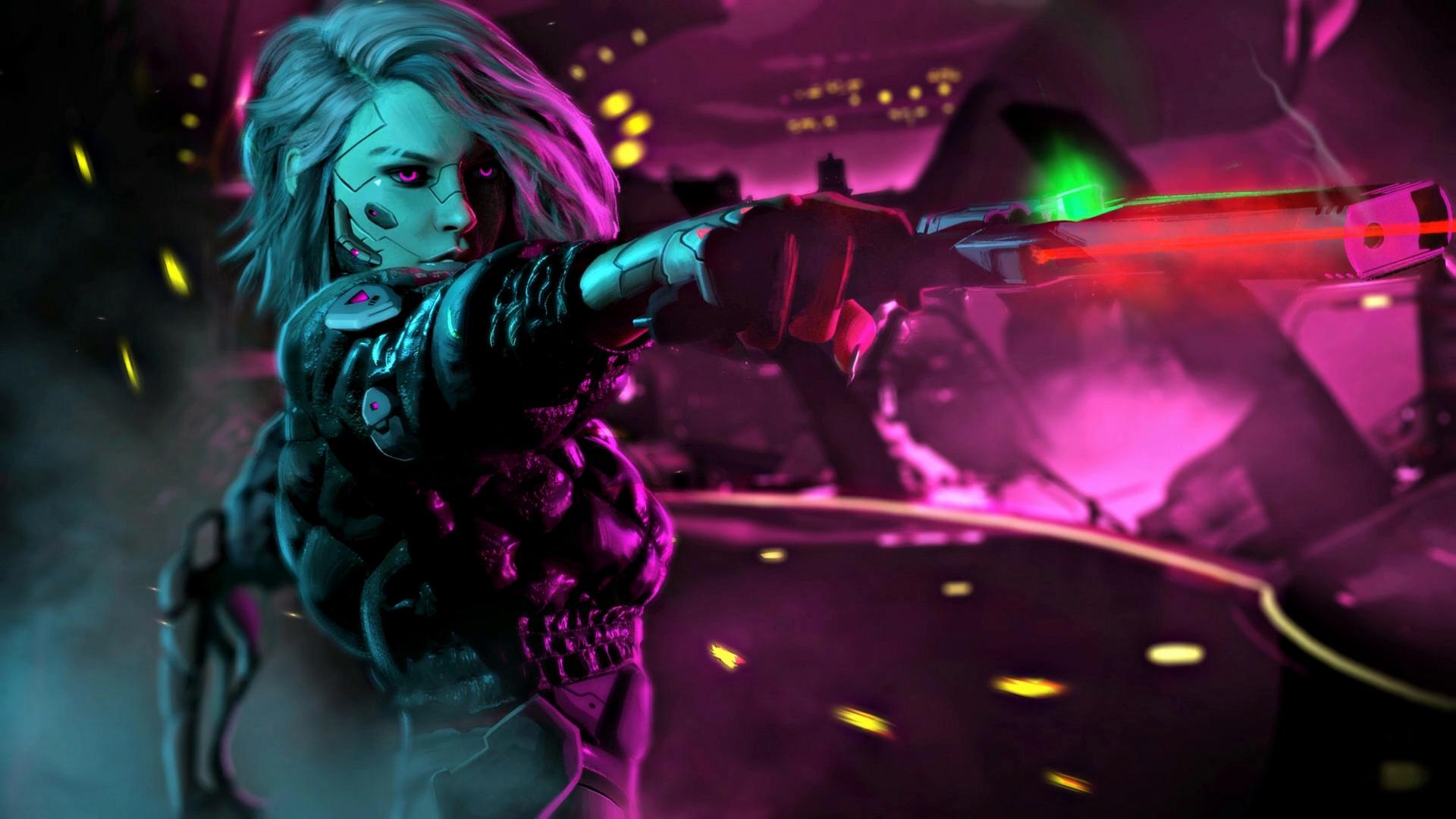 Cyberpunk 2077 Cyborg Girl Art 4K HD Games Wallpapers, HD Wallpapers