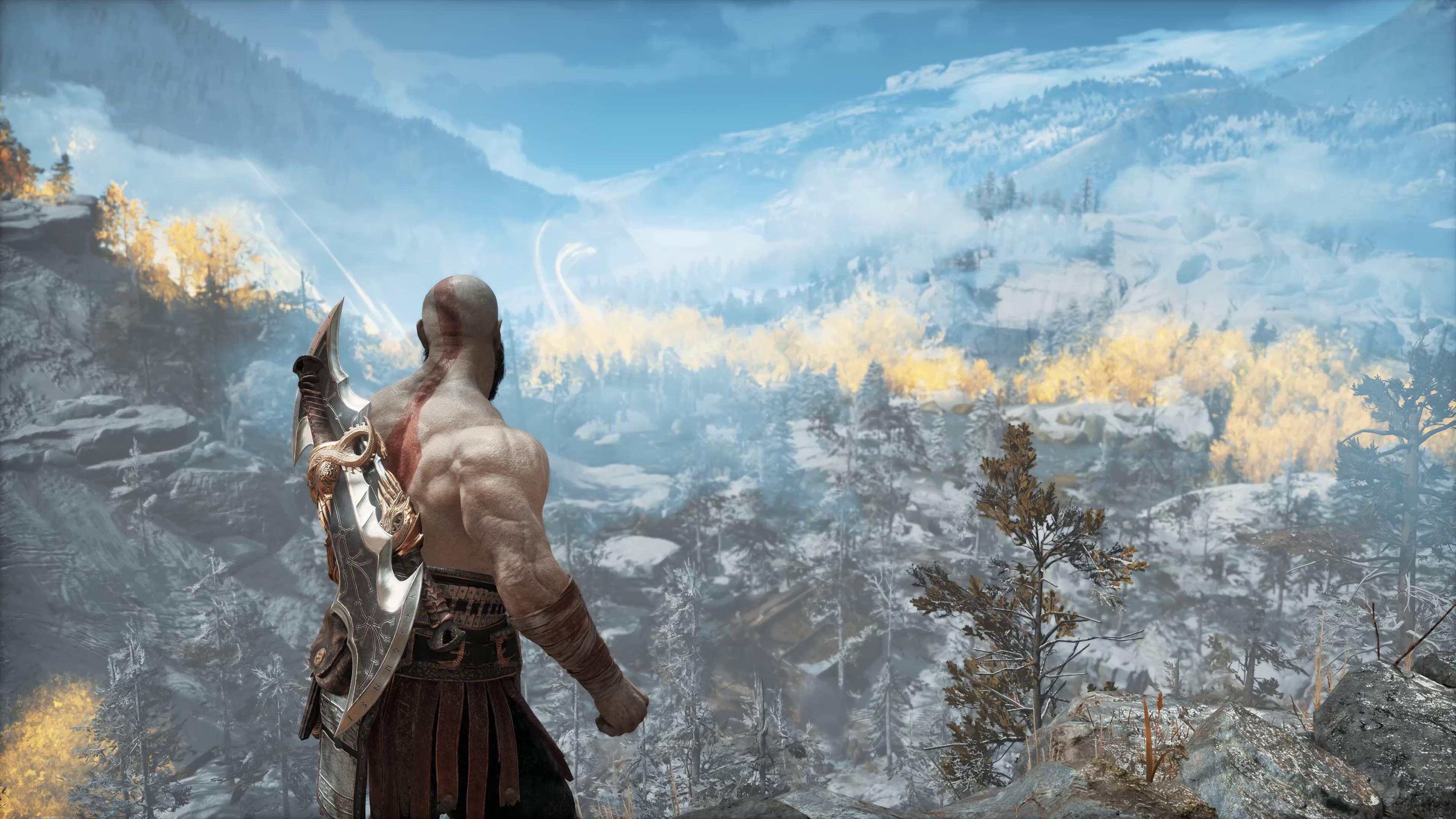 Ice and Fire: God of War Live Wallpaper