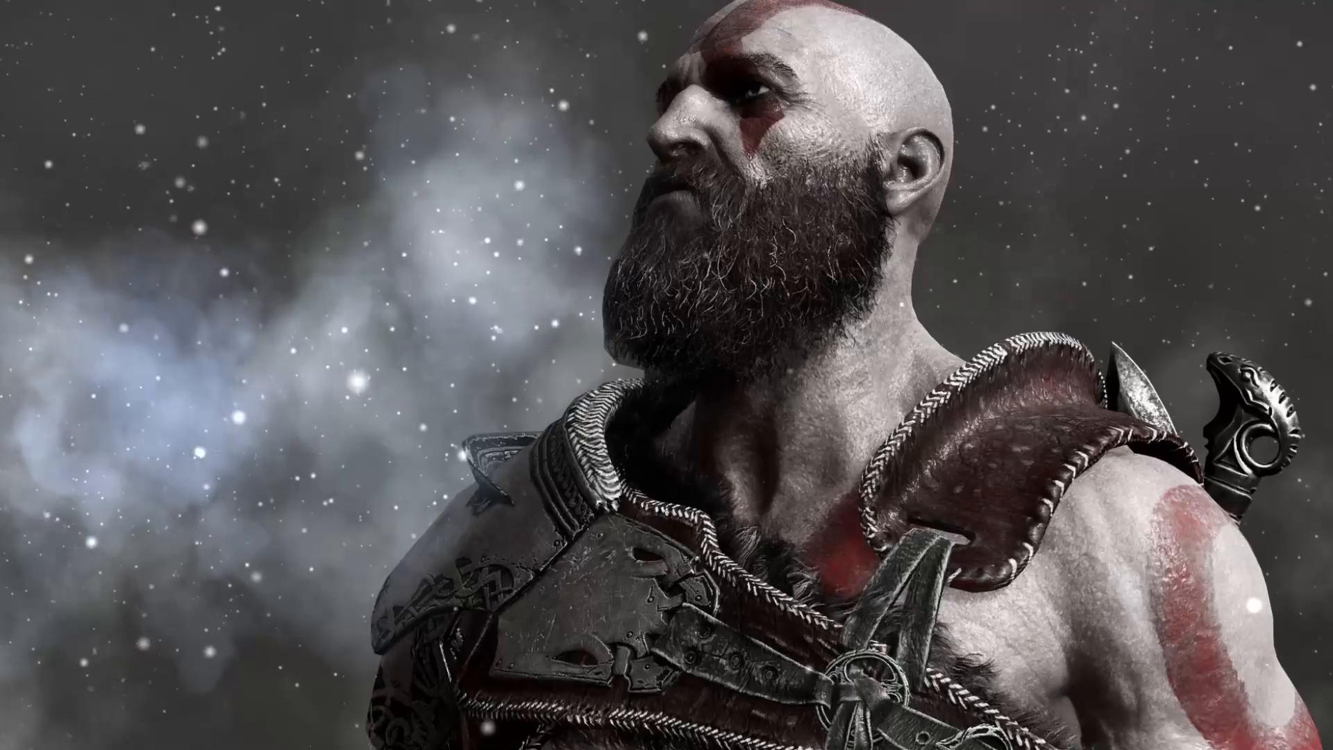 Kratos Wallpaper 4K, Fortnite, God of War, Skin