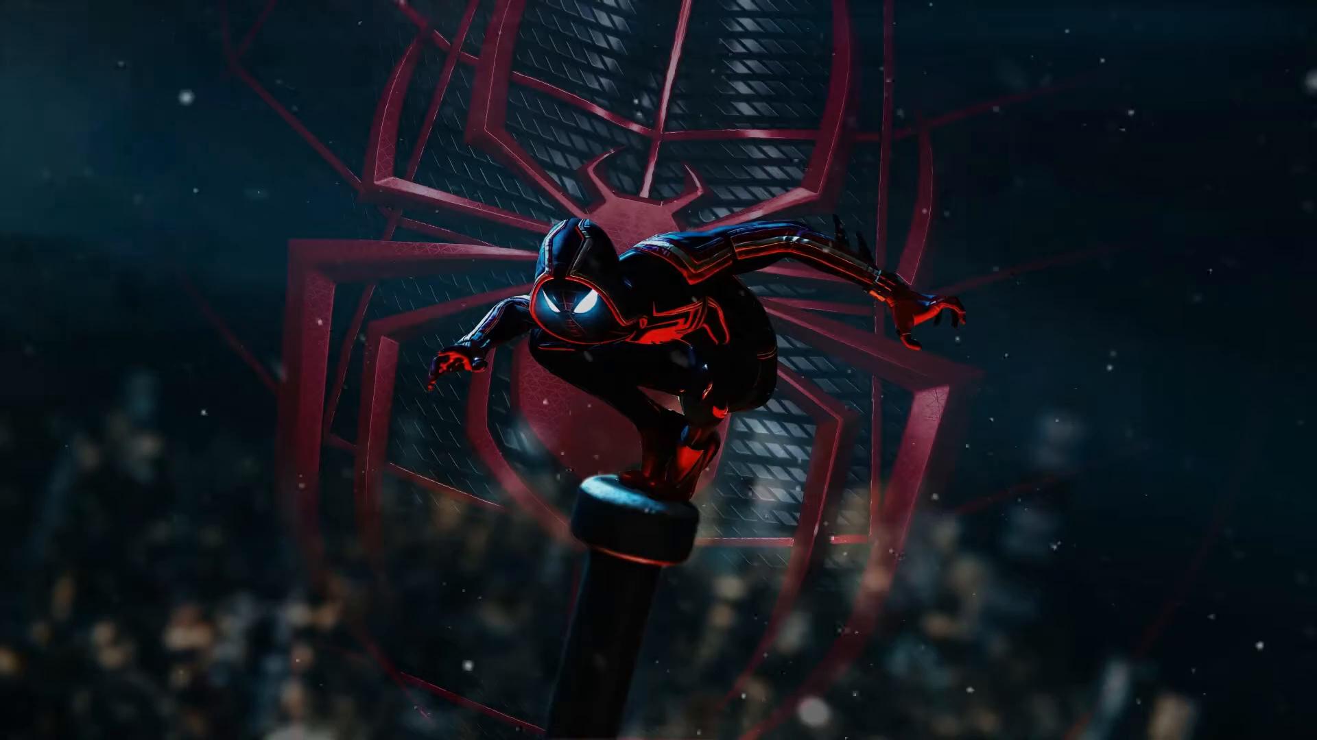 Neon Spiderman Live Wallpaper