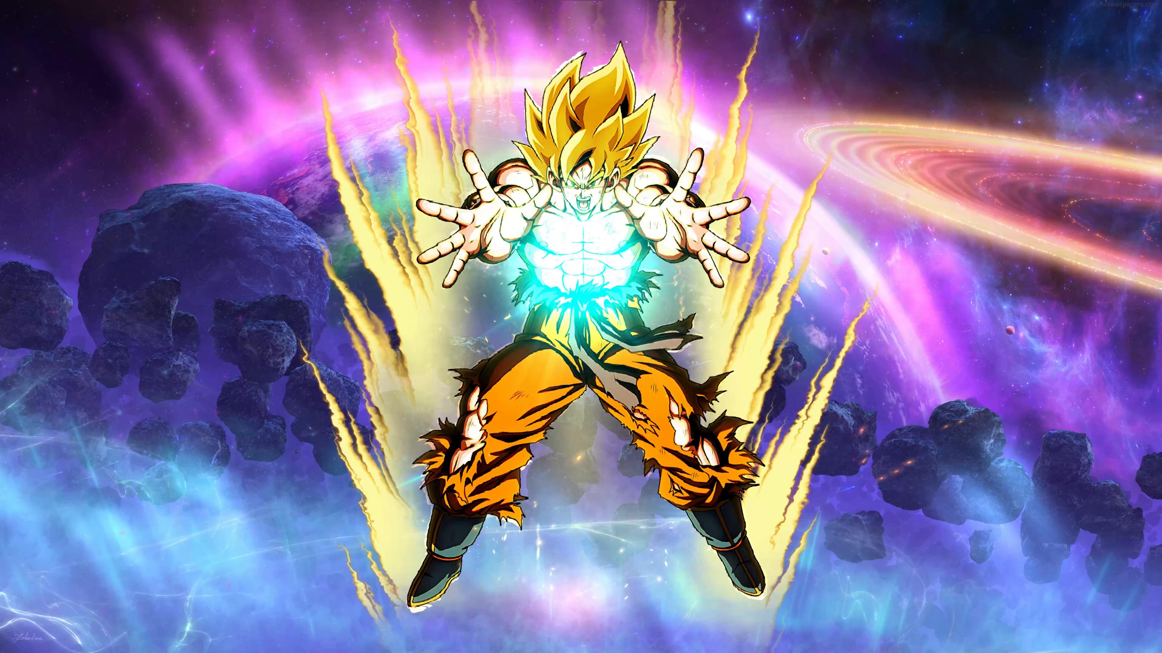 Dragon Ball Z: Super Saiyan Goku Live Wallpaper - free download