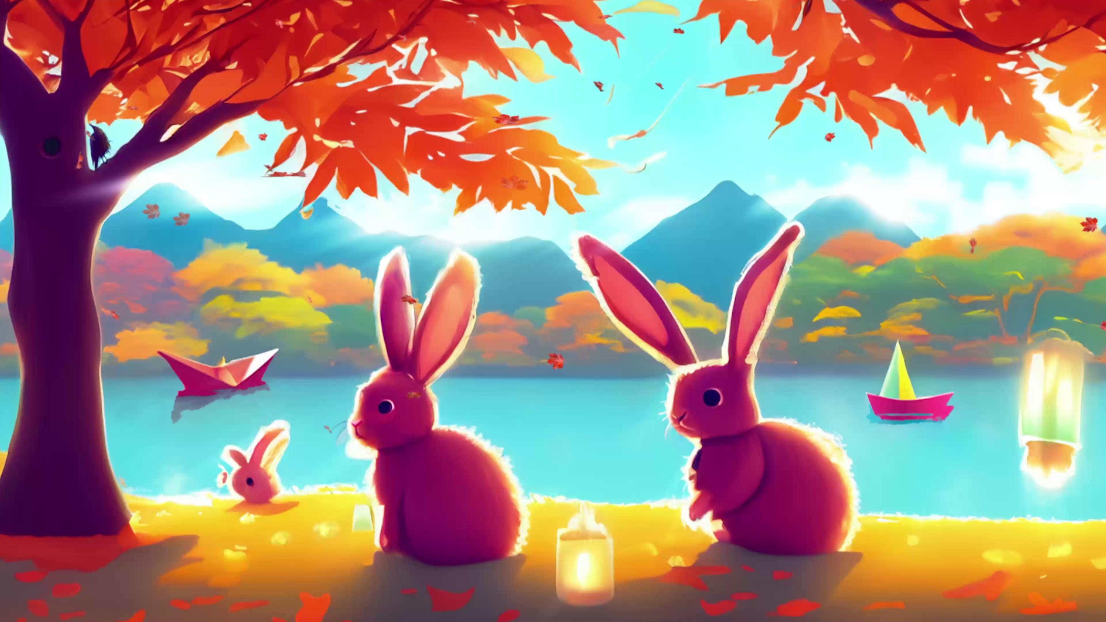 Bunnies Live Wallpaper