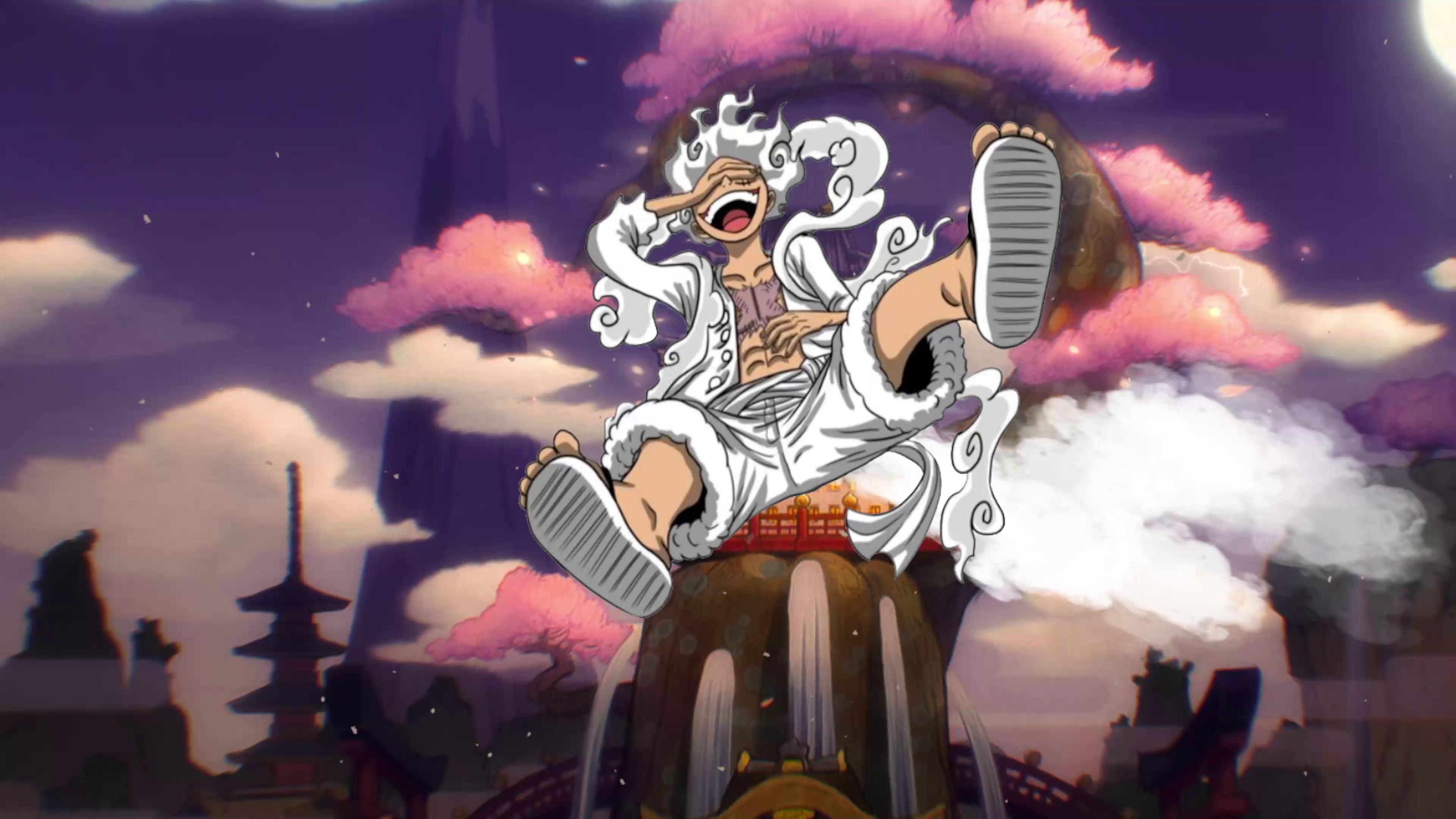 Live Wallpaper 4K Luffy Gear 5 