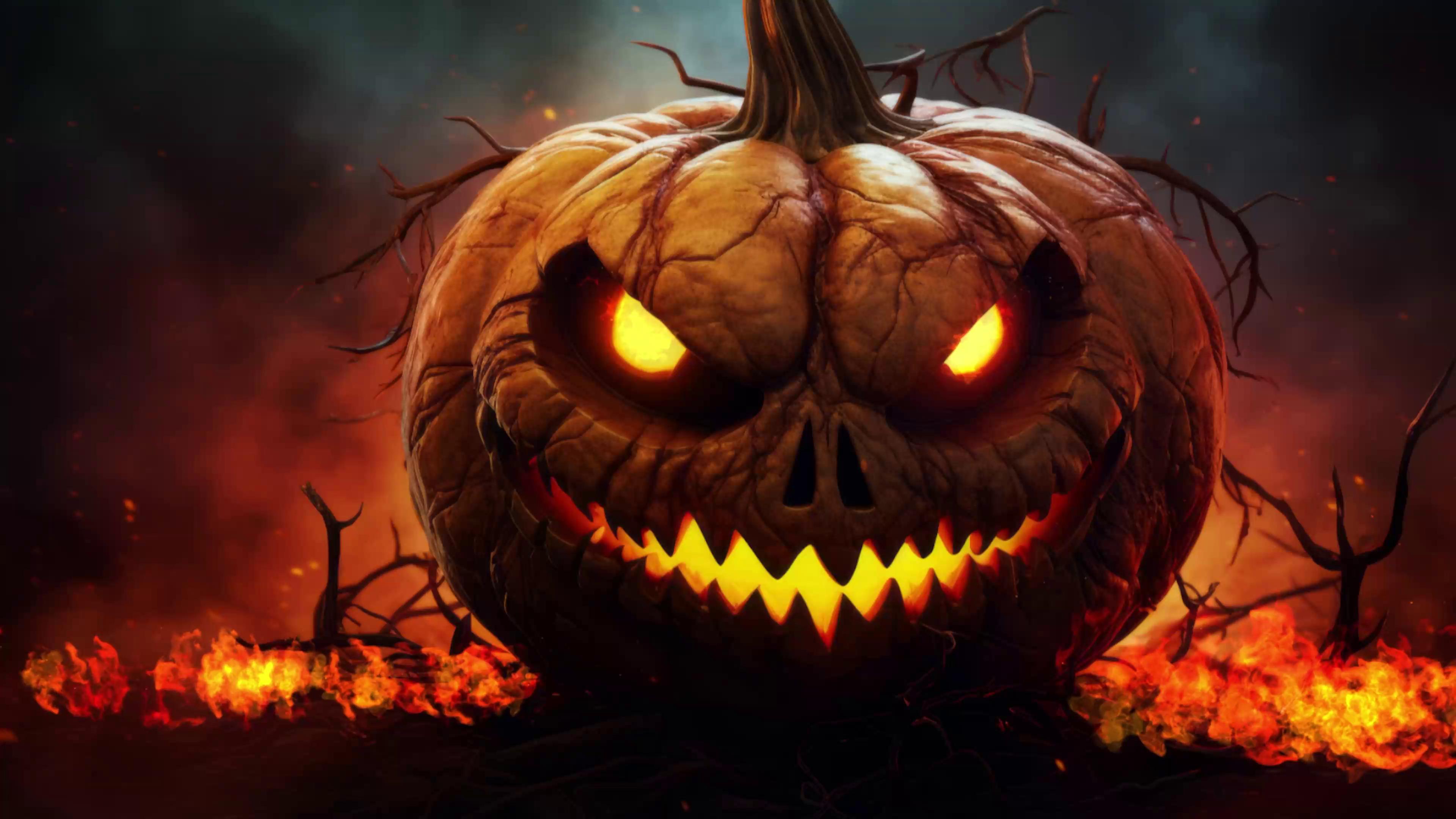 Horror Pumpkin Live Wallpaper