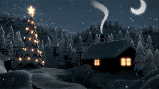 Alone House in Forest gif preview
