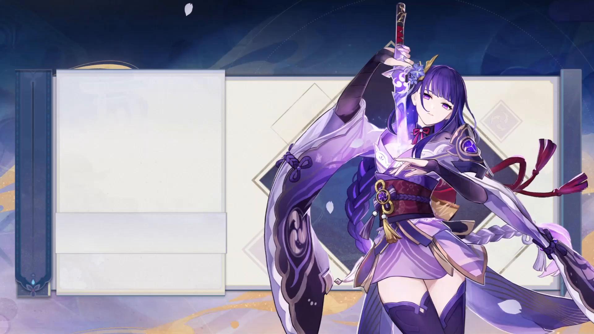 Genshin Impact Raiden Shogun Live Wallpaper