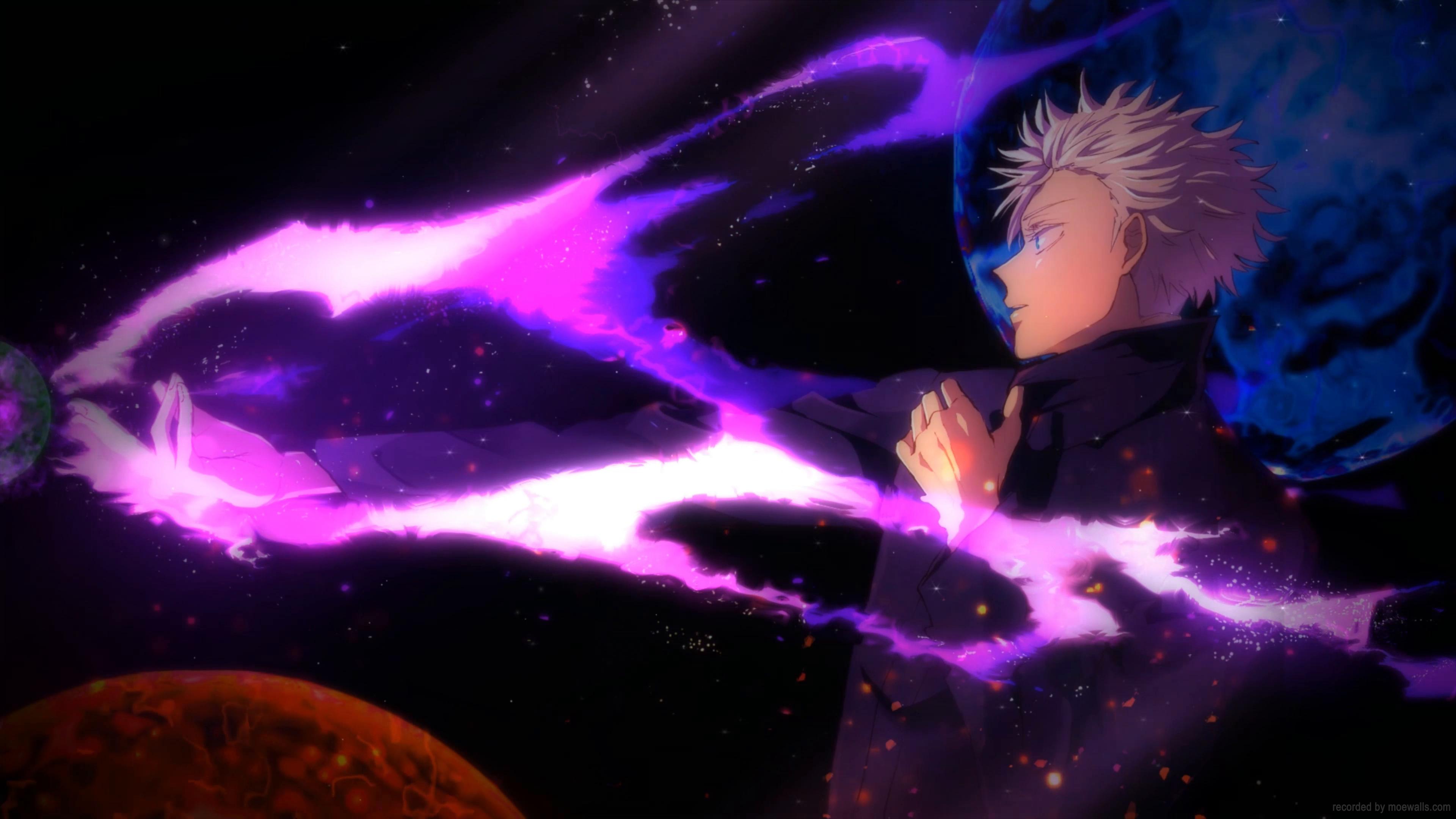 Gojo Satoru With Purple Lightning Effects Jujutsu Kaisen Mobile Live ...