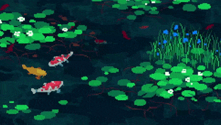 Pixel Koi Pond gif preview