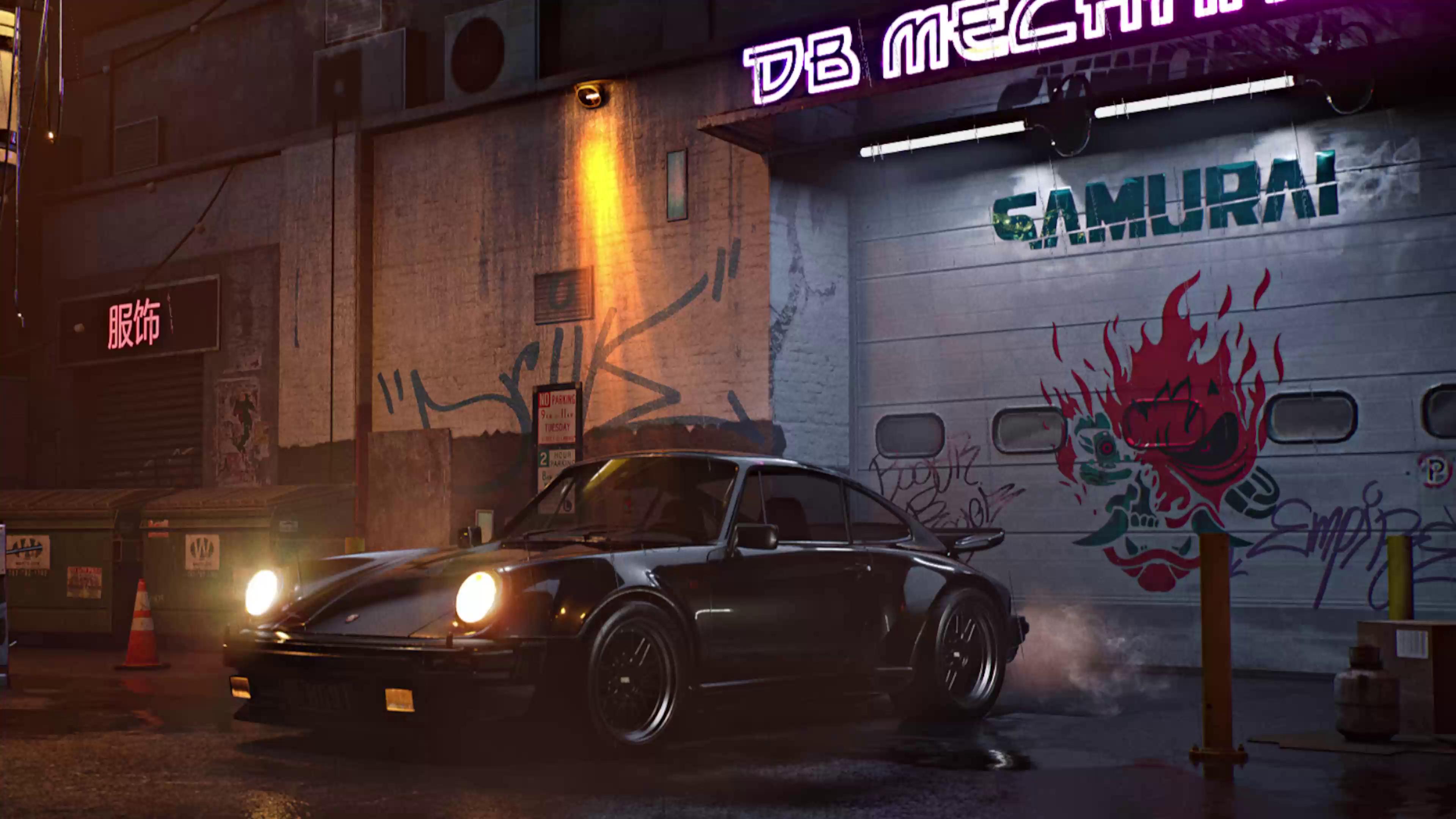 Porsche Cyberpunk Live Wallpaper