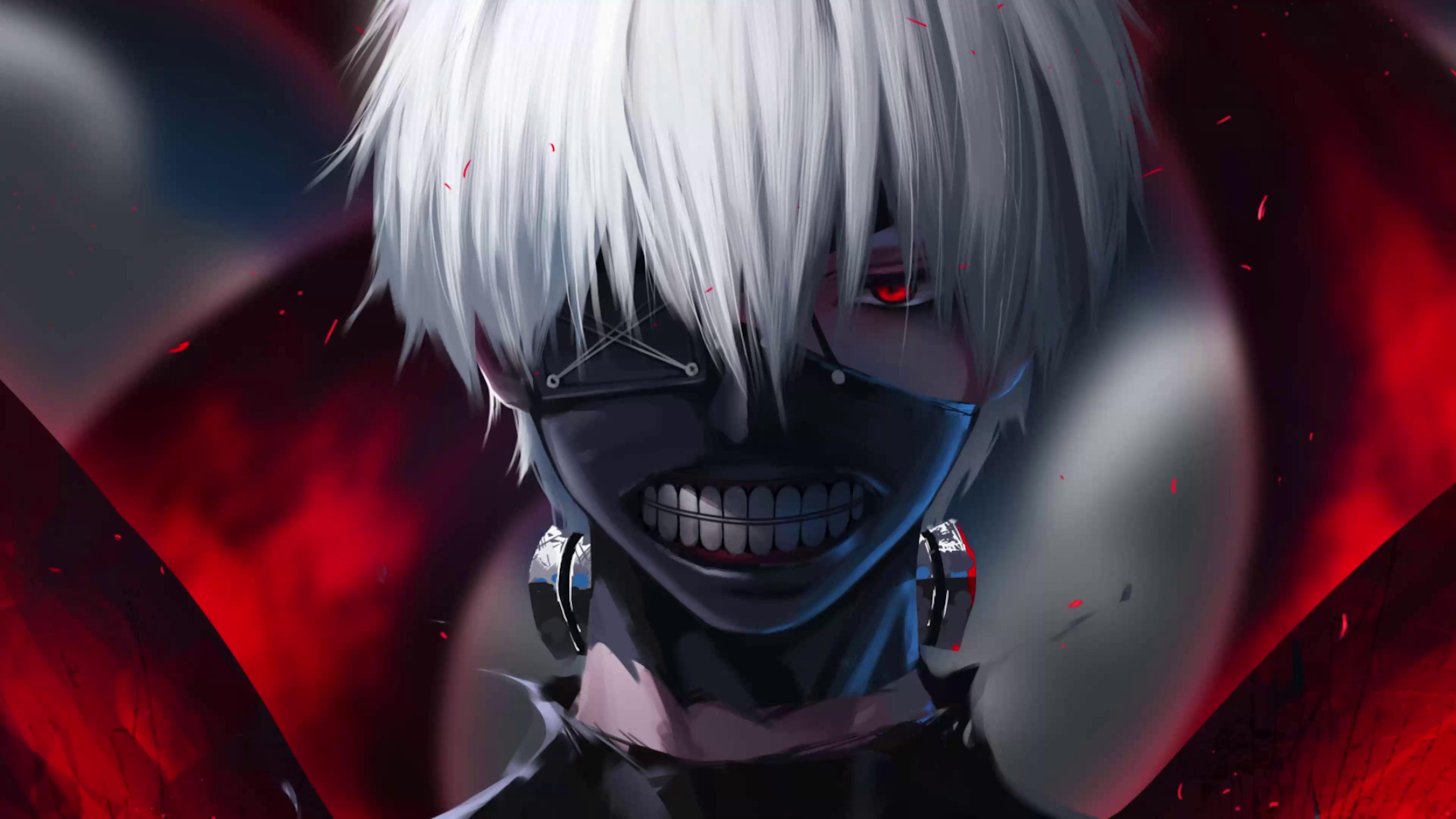 Ken Kaneki in Tokyo Ghoul Mobile Live Wallpaper