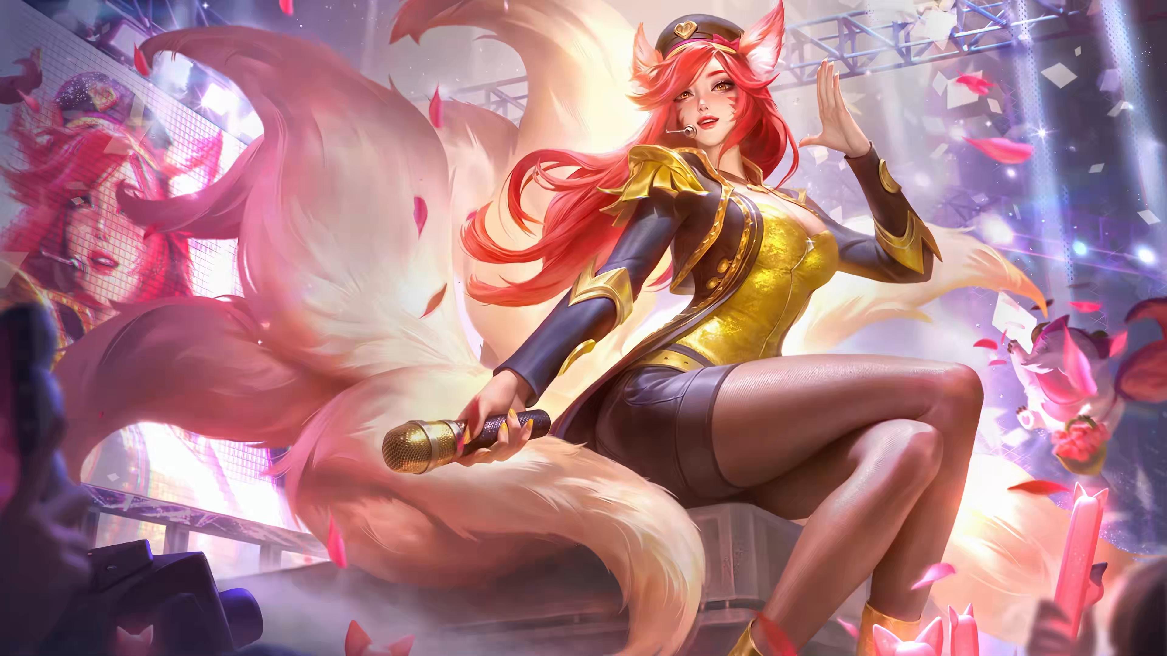 Popstar Ahri Chroma Live Wallpaper