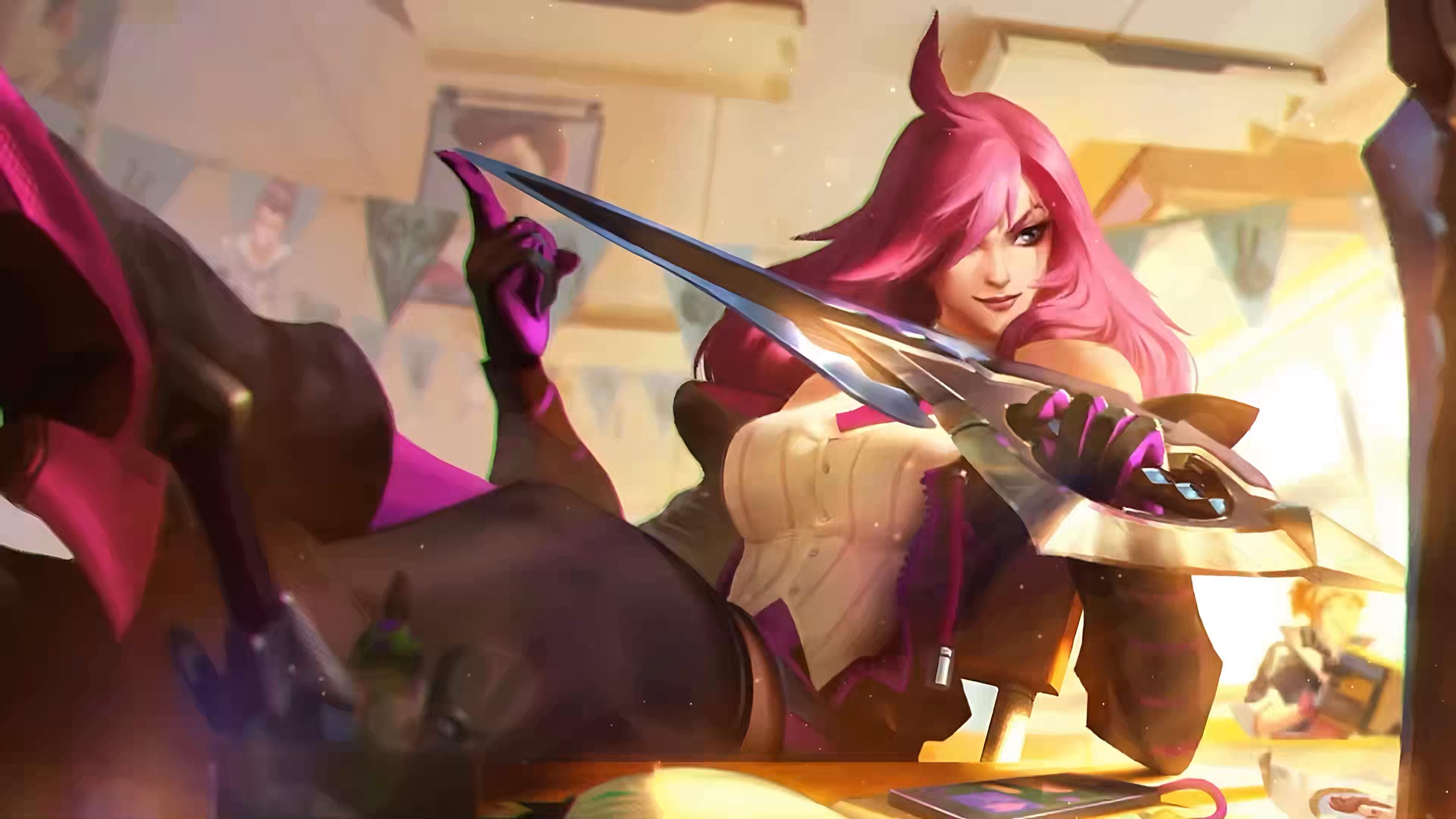 Battle Academia Katarina Live Wallpaper
