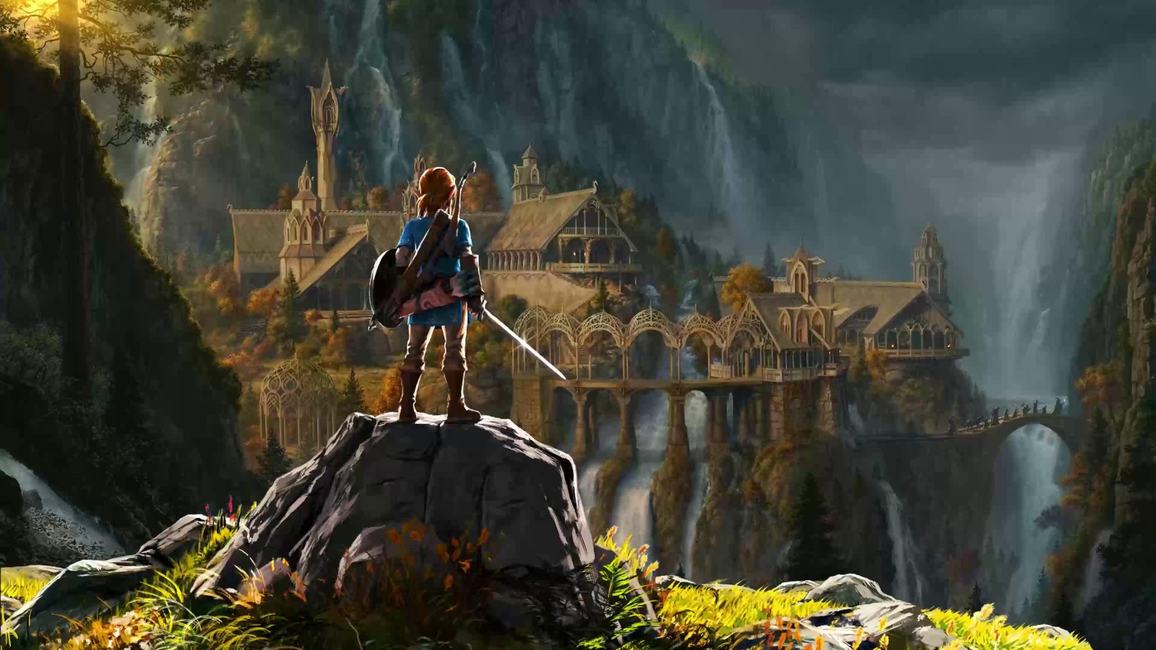 The Legend of Zelda: Breath of the Wild : Zelda & link HD wallpaper download