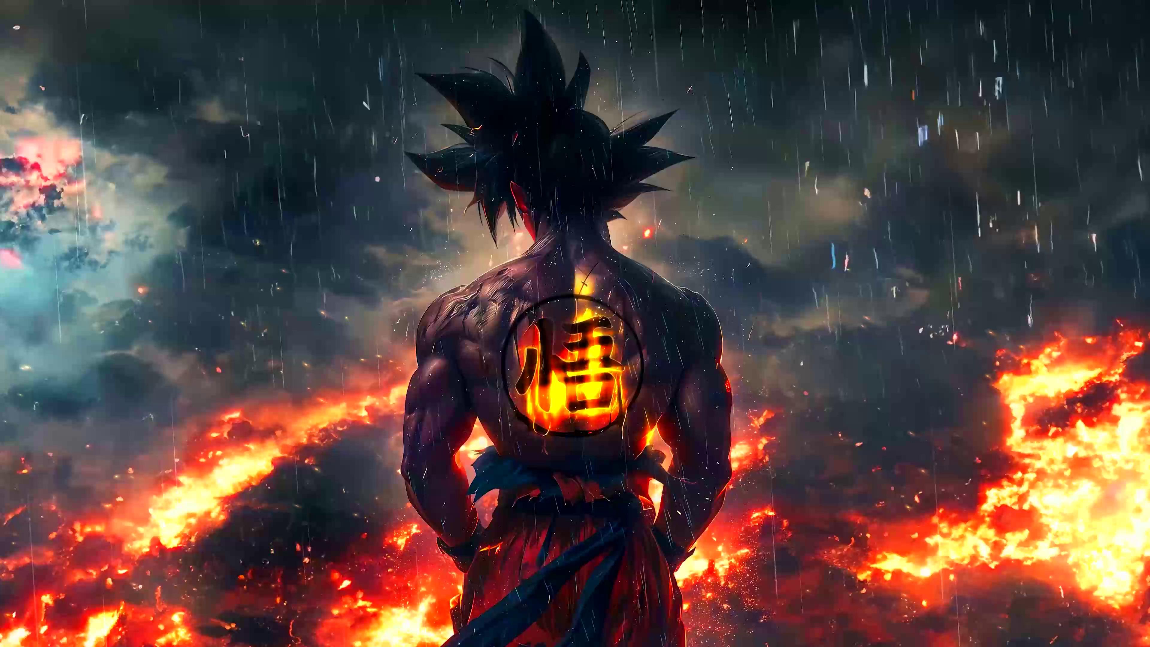 Son Goku Fiery (DBZ) Mobile Live Wallpaper