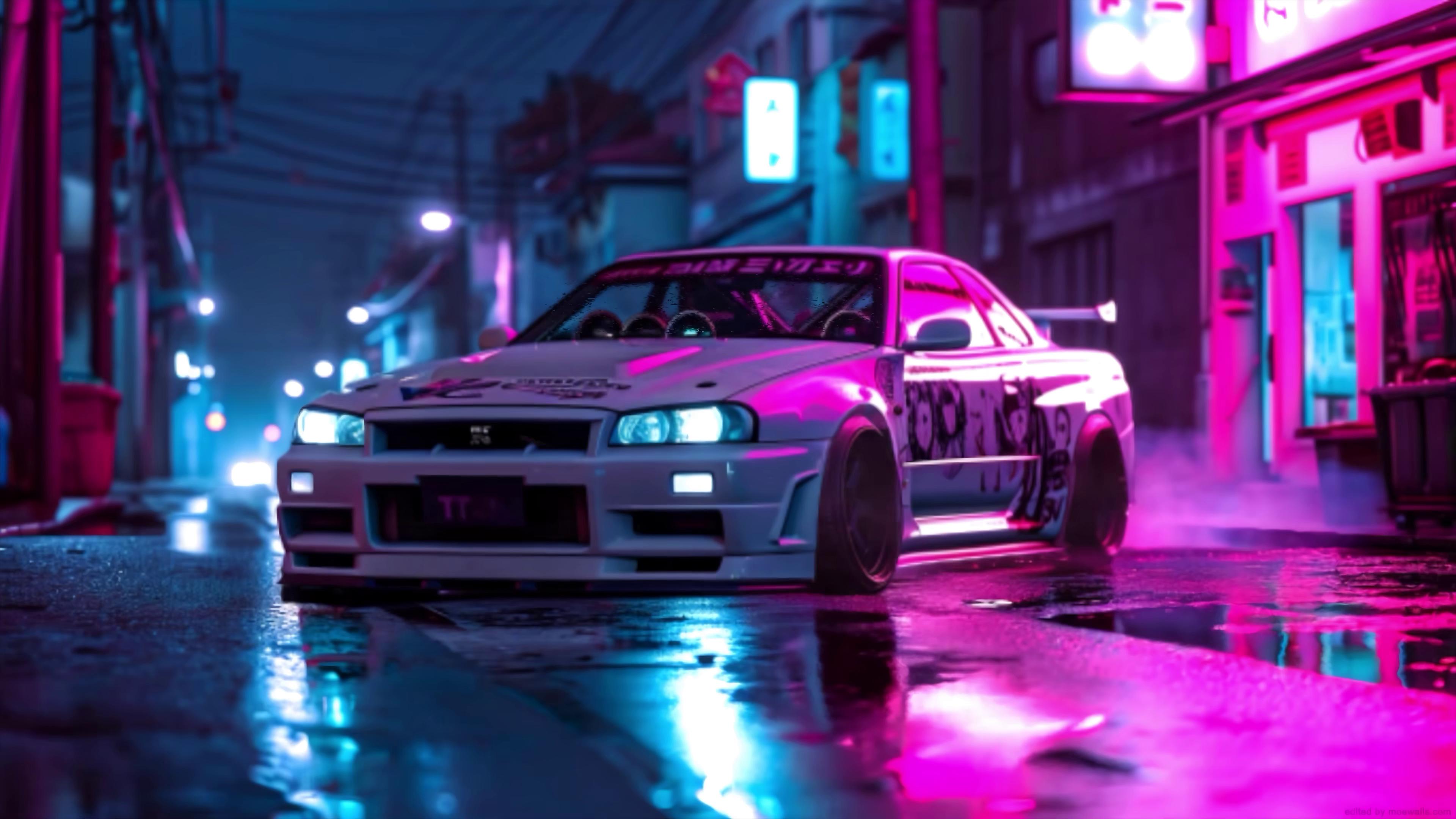 Jdm Nissan Skyline Gtr R34 Live Wallpaper 