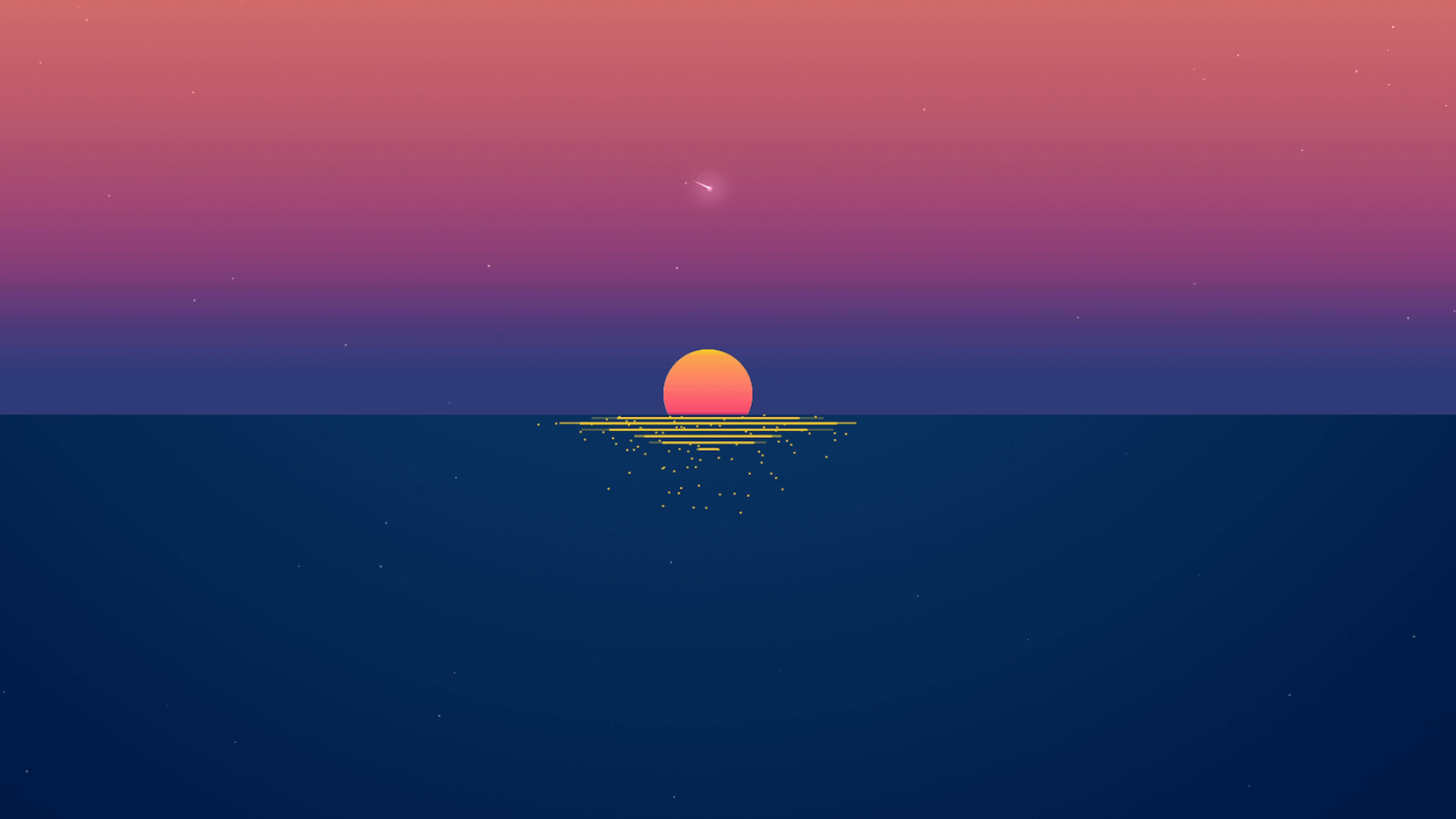 Retro Sunset Live Wallpaper