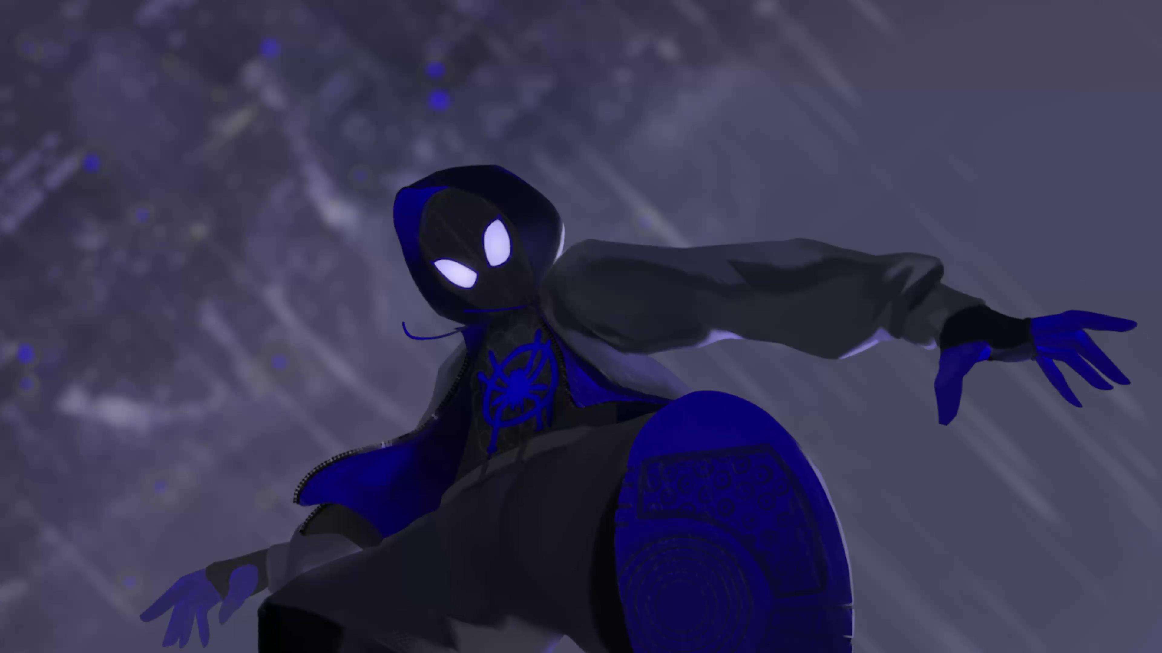 Miles Morales Blue Suit Live Wallpaper