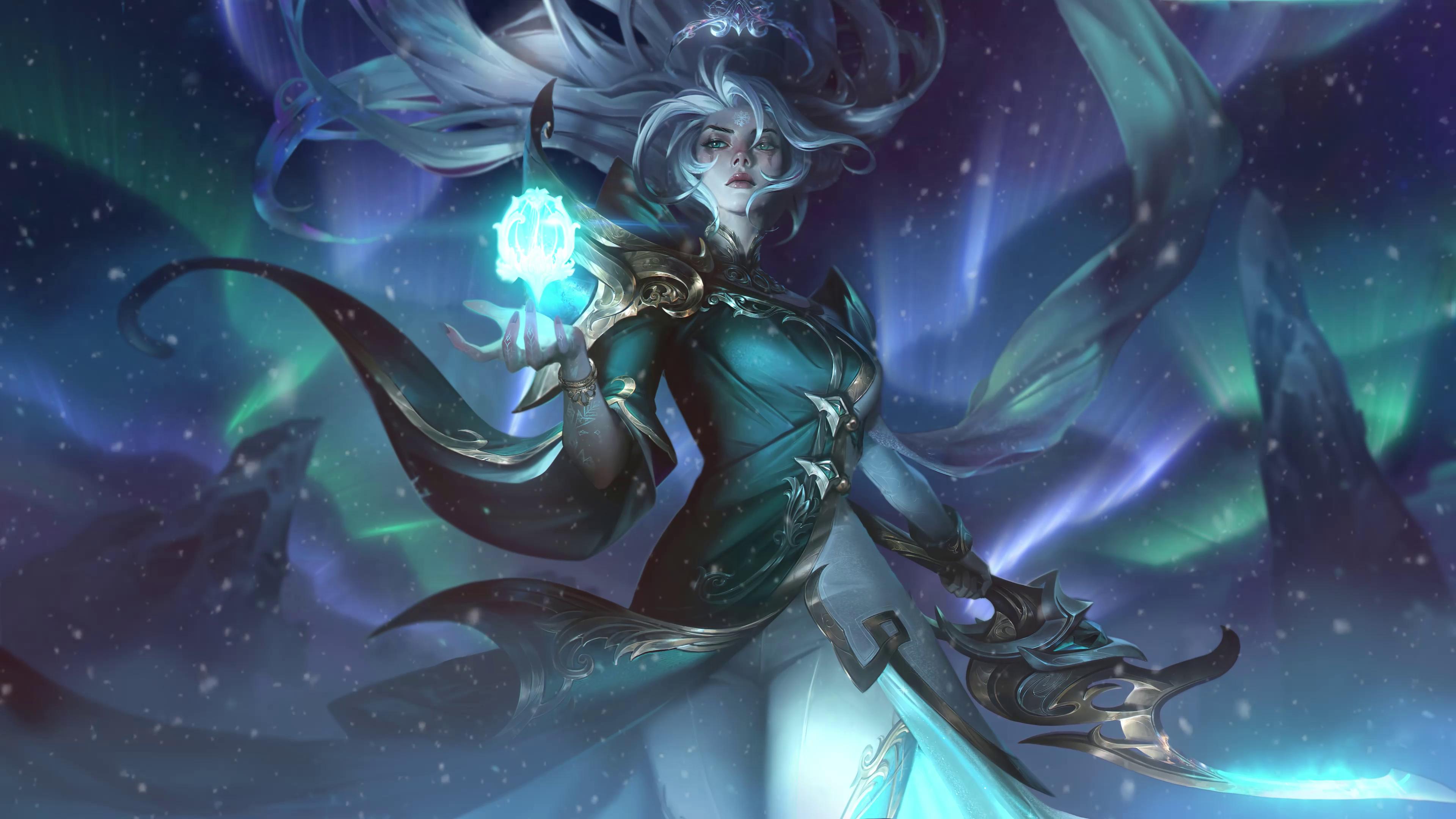 League of Legends Winterblessed Skins 2022 4K Wallpaper iPhone HD