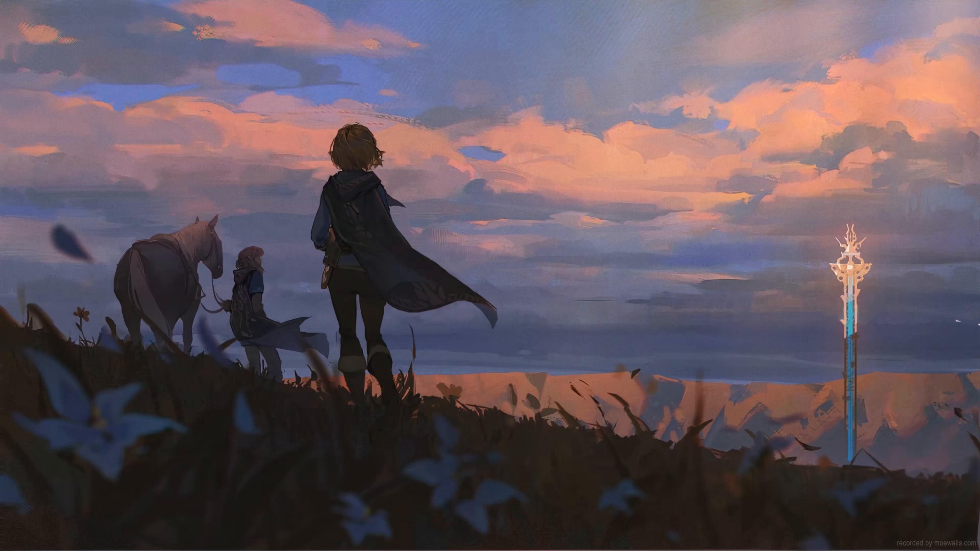 Link and Zelda Live Wallpaper