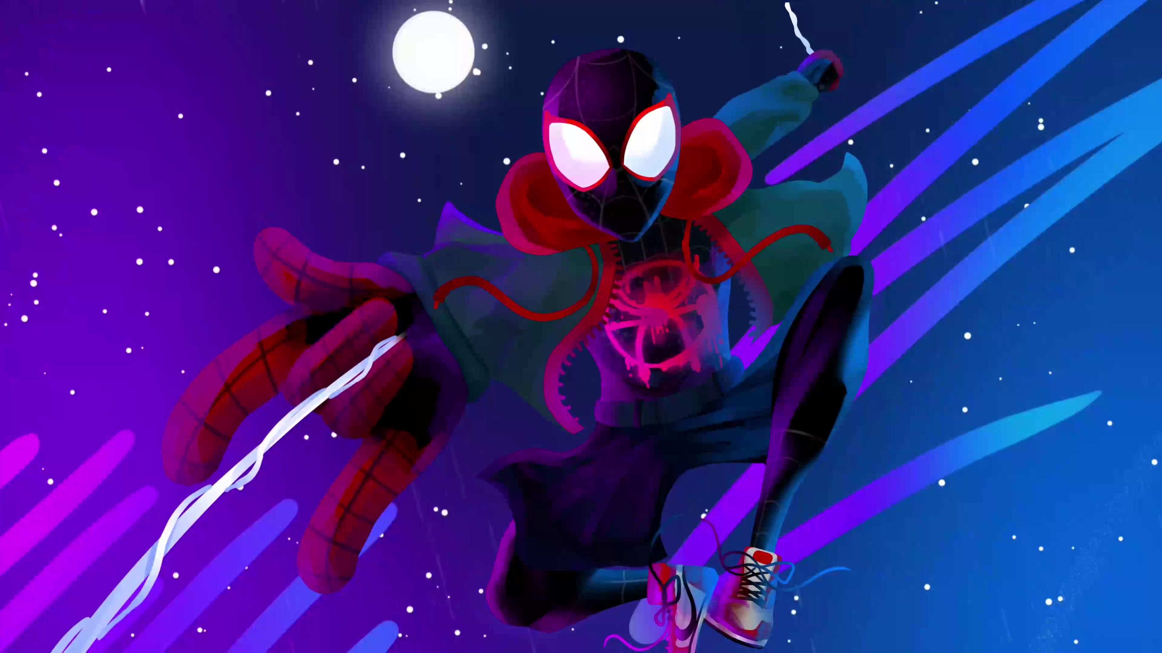 Spiderman Into The Spiderverse Live Wallpaper