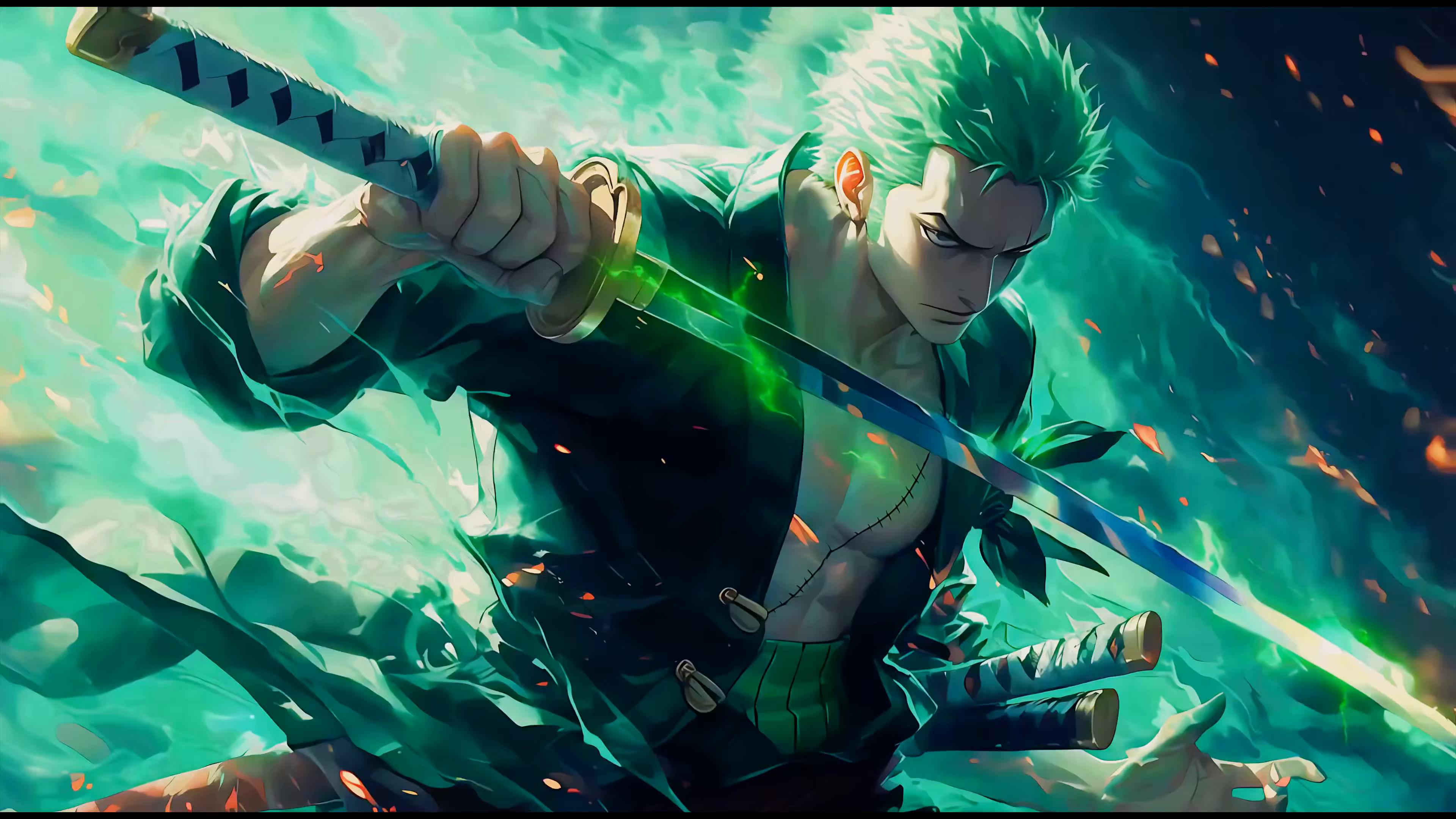 Fearless Blade Roronoa Zoro Live Wallpaper