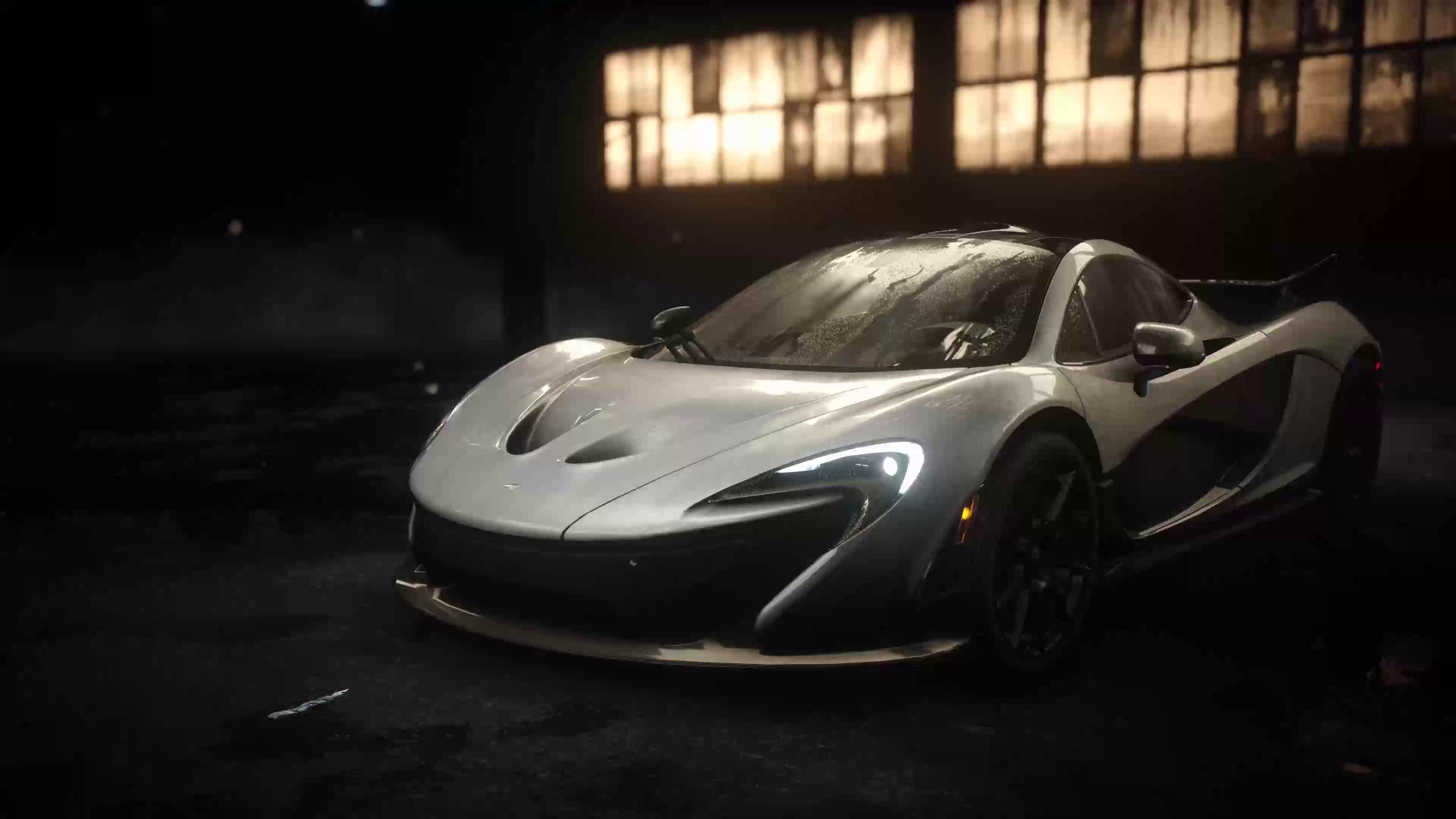 McLaren Raining Night 4K Car Live Wallpaper