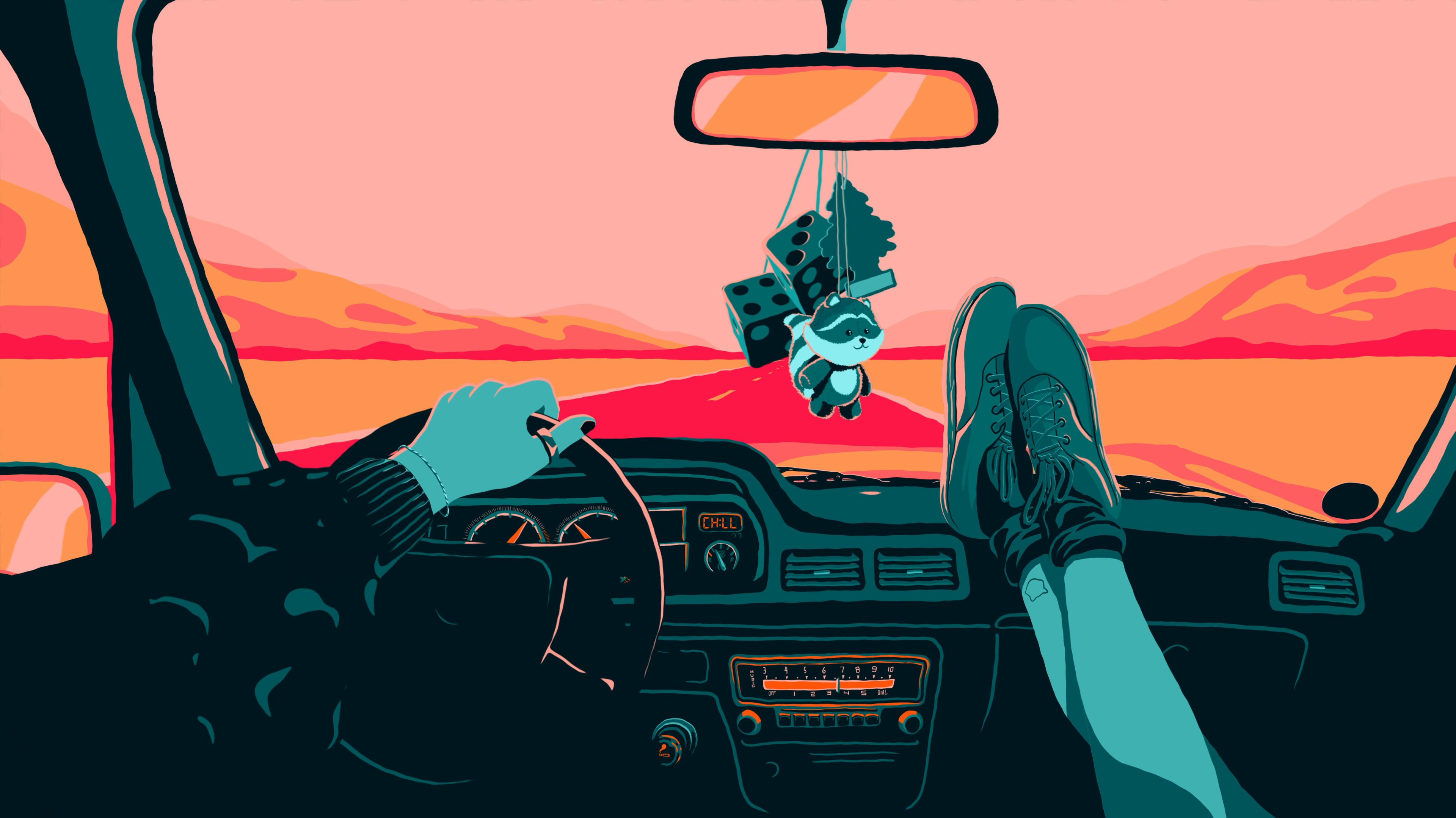 Rick and Morty Driving Live Wallpaper Free 