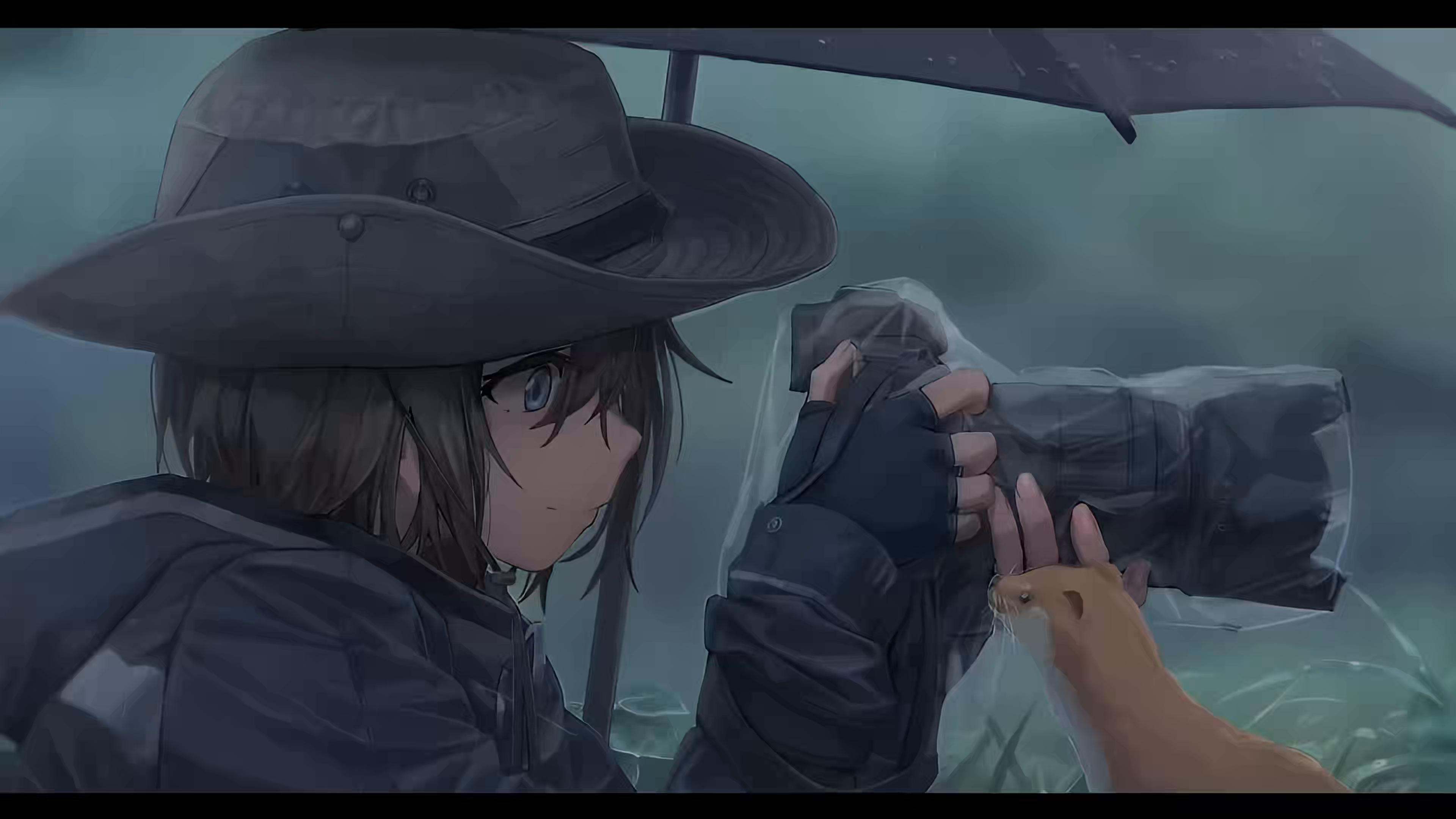 Photographer With Weasel Live Wallpaper