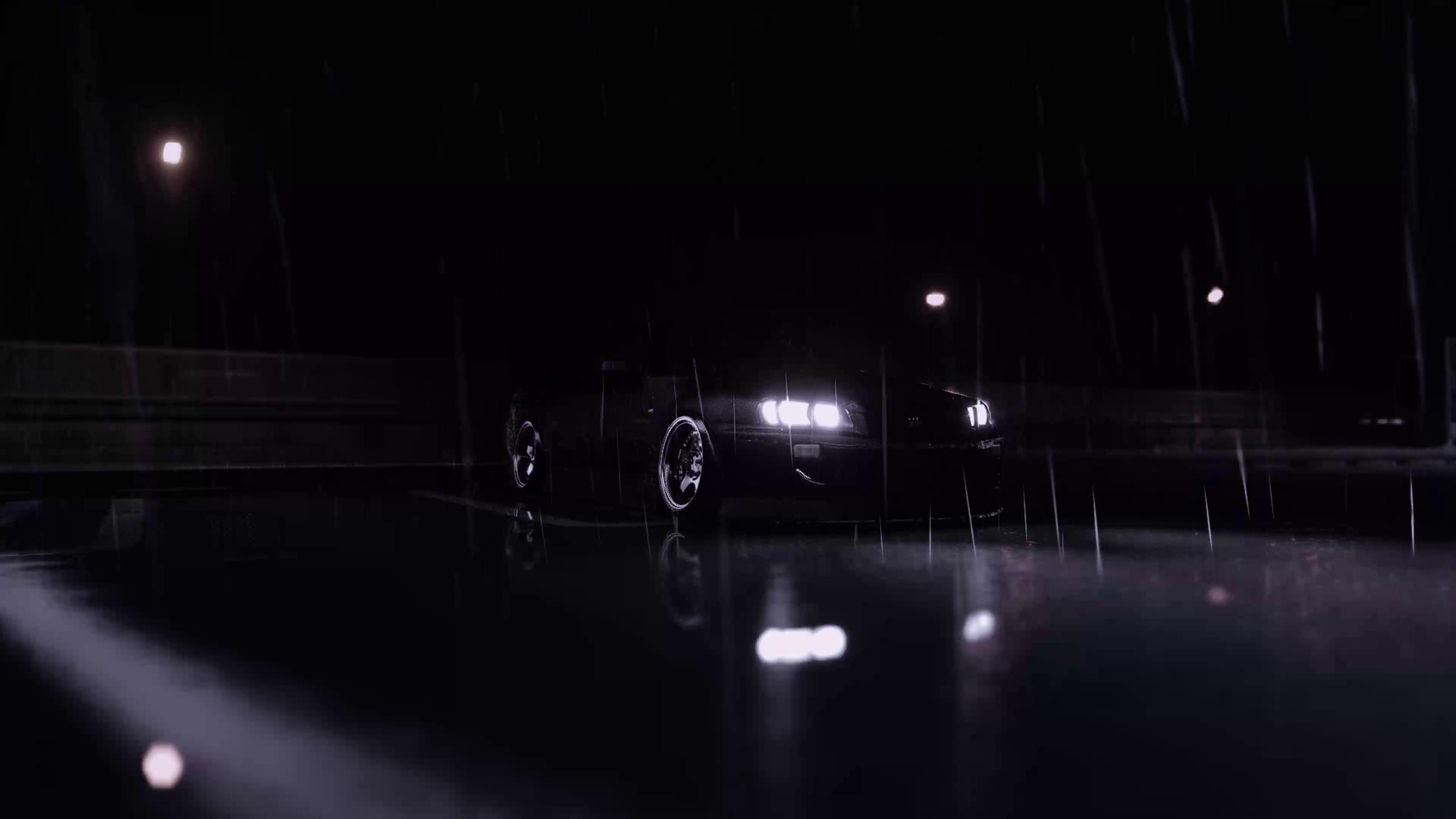 4K Nissan Skyline R34 GT-R Night Rain - Relaxing Live Wallpaper on Make a  GIF