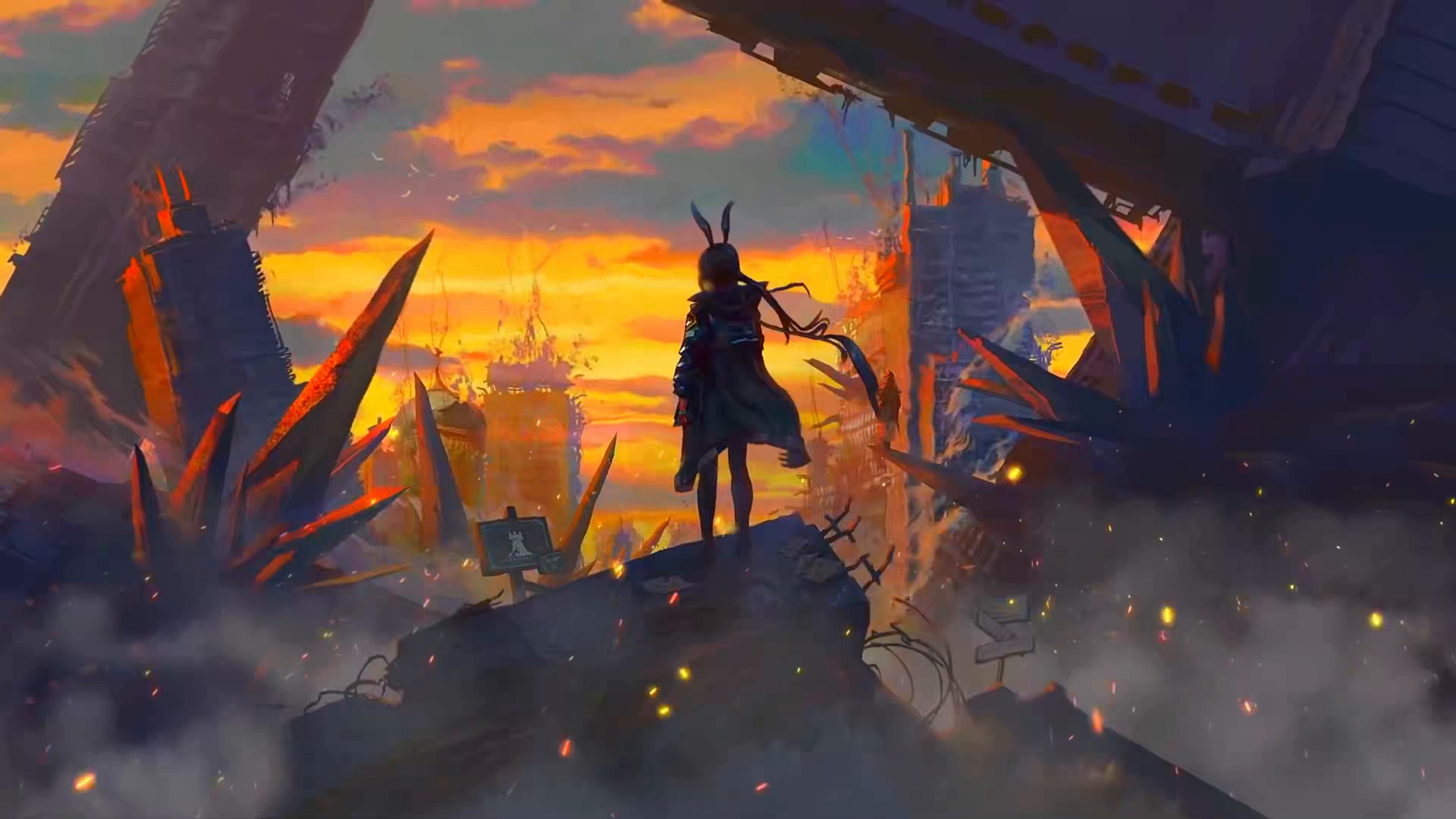 Amiya (Arknights) Live Wallpaper