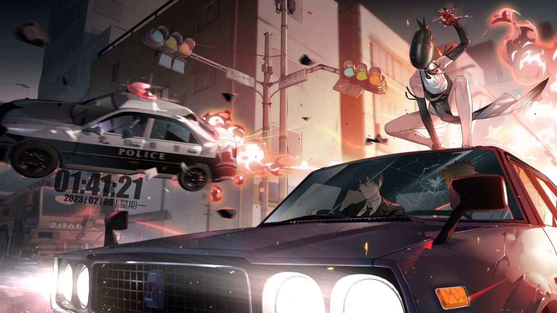 Reze (Bomb Devil) From Chainsaw Man Live Wallpaper