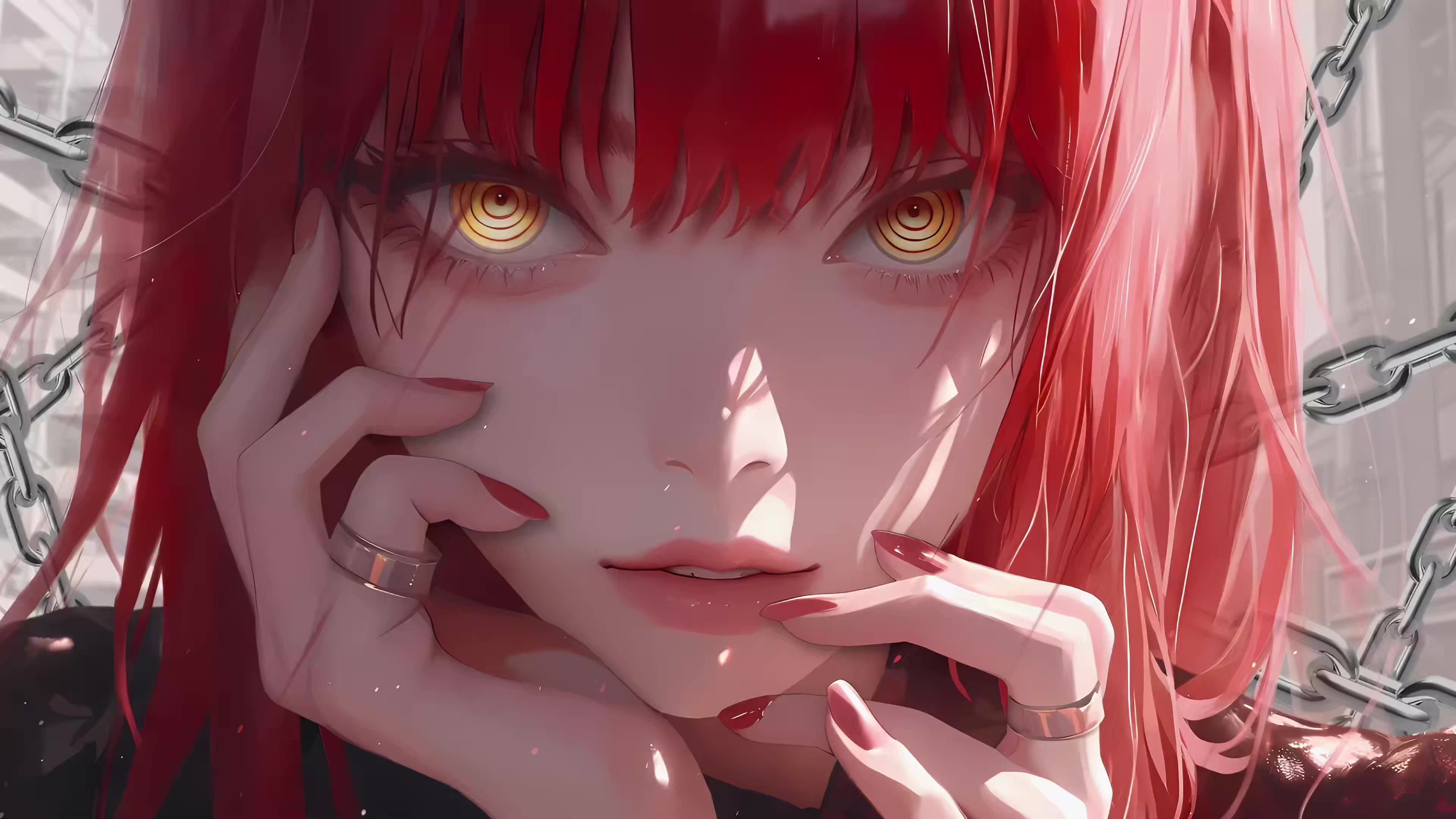 Makima’s Deadly Influence Live Wallpaper