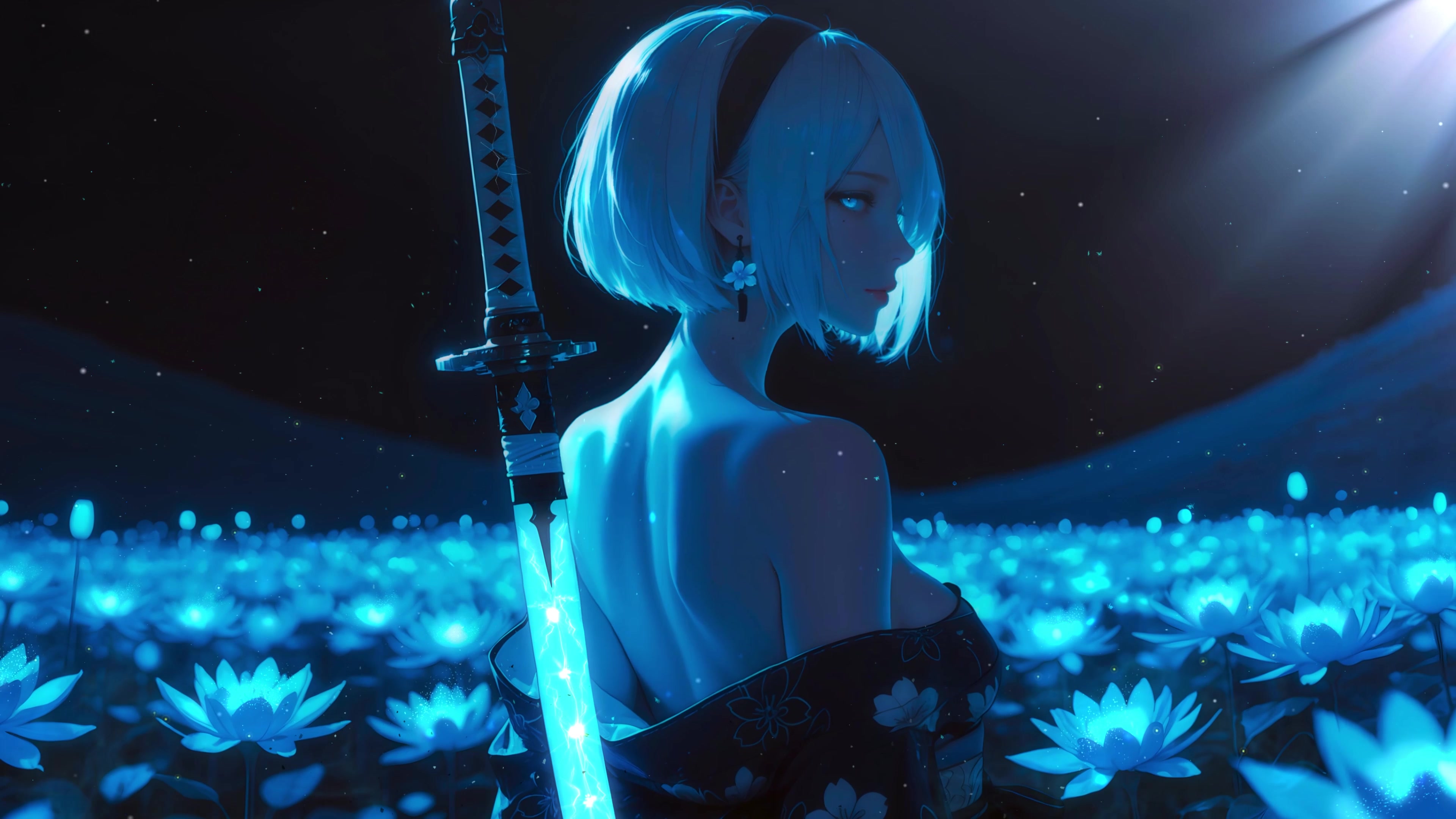 2B Midnight Bloom Mobile Live Wallpaper